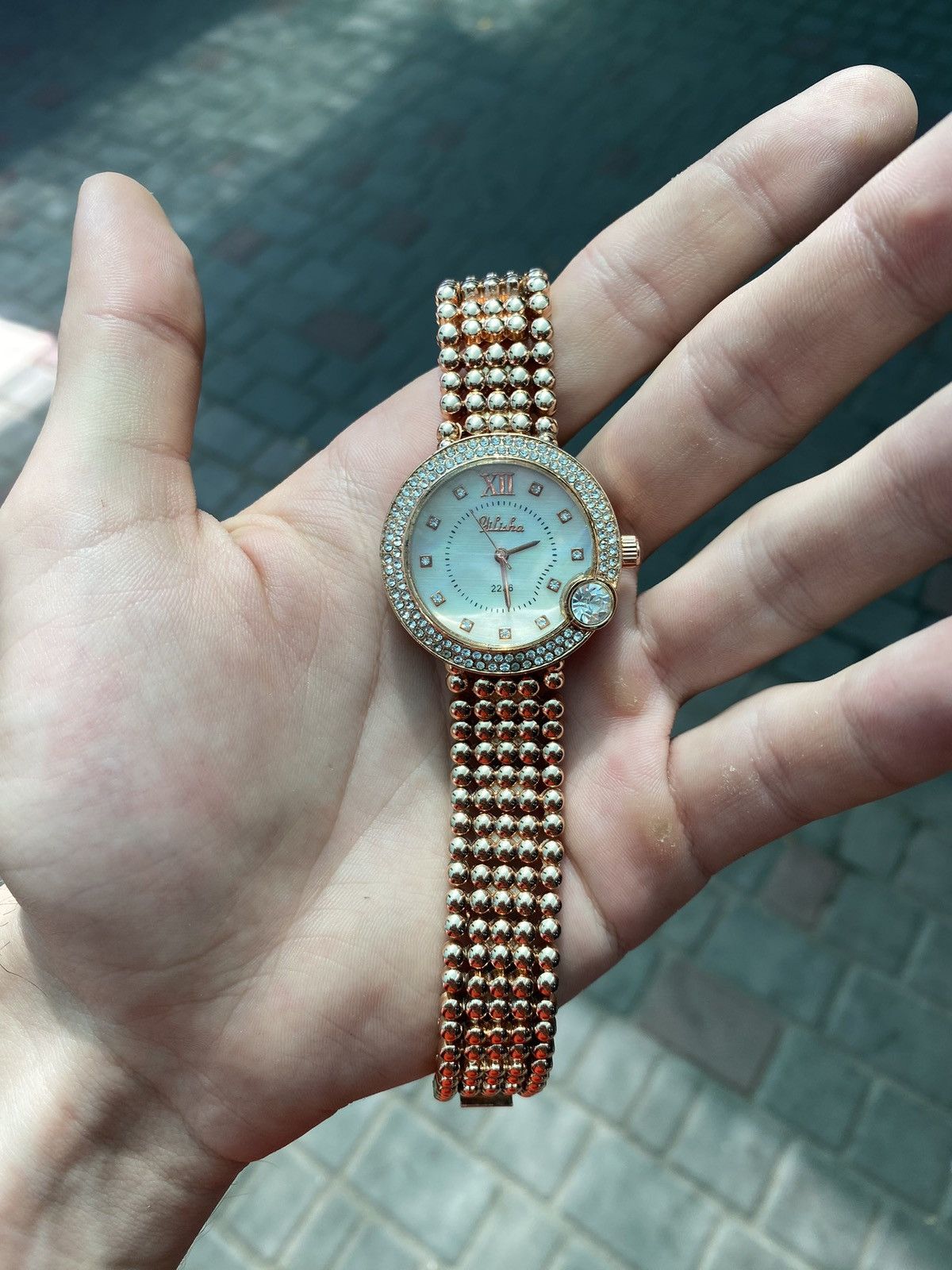 Vintage Glamorous Gold Watch - Bejeweled Beauty Size ONE SIZE - 6 Thumbnail