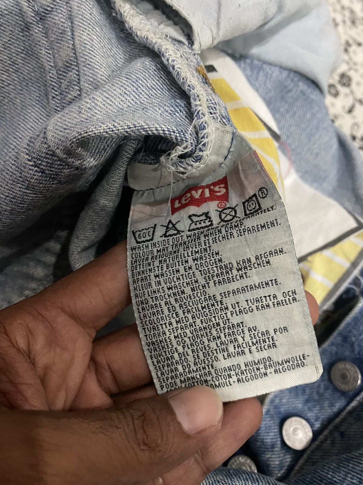 Levi's × Mickey Mouse × Vintage vtg 90’s levis 501 x mickey mouse Size US 30 / EU 46 - 10 Thumbnail