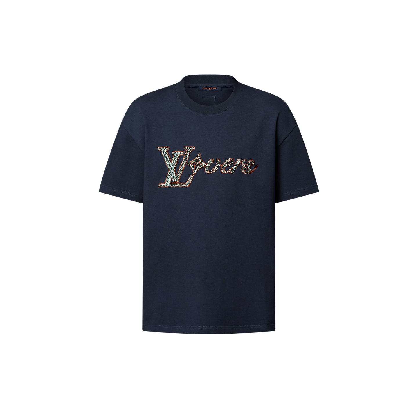 Louis Vuitton LV Vers Embellished Short-Sleeved T-Shirt Size US XL / EU 56 / 4 - 2 Thumbnail