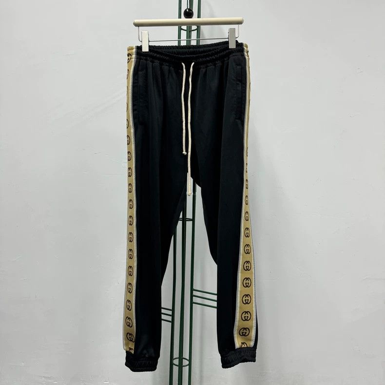 Gucci Gucci SizeM Double G string label reflective sports trouser Size US 31 - 1 Thumbnail
