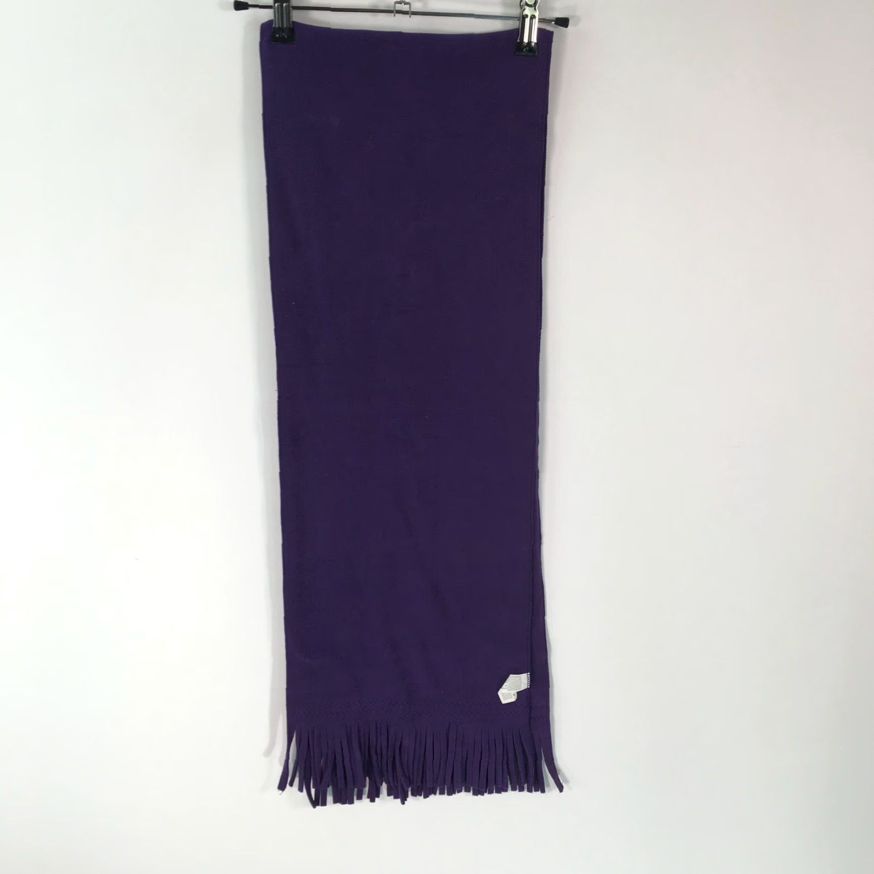 Vintage Womens Purple Shawl/Wrap Scarf One Size Casual Rectangle - Shawl Wrap Scarf Womens Purple One Size Size ONE SIZE - 2 Thumbnail