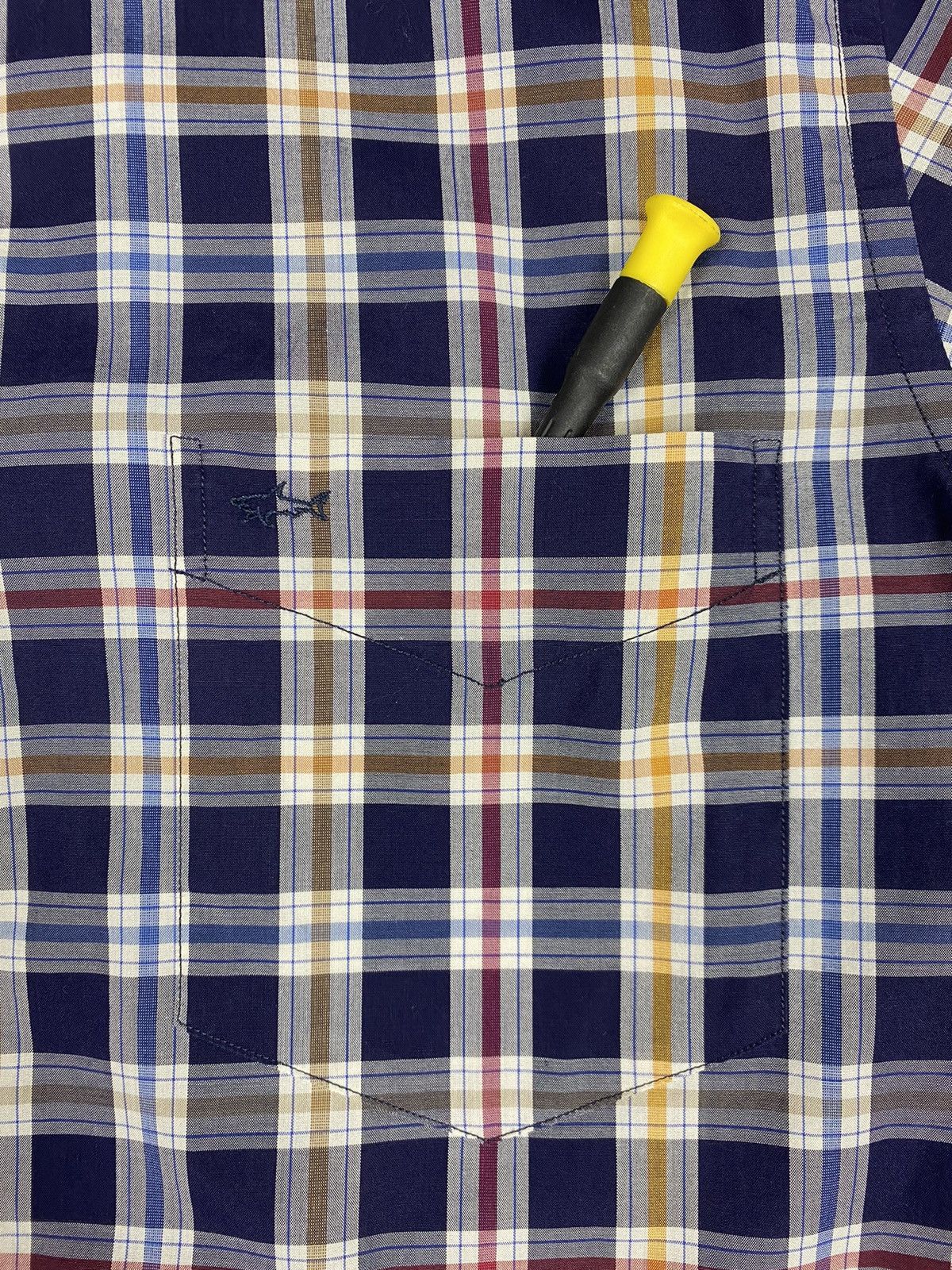Paul & Shark × Vintage Vintage Paul Shark Designer Button Up Shirt Size US L / EU 52-54 / 3 - 7 Thumbnail