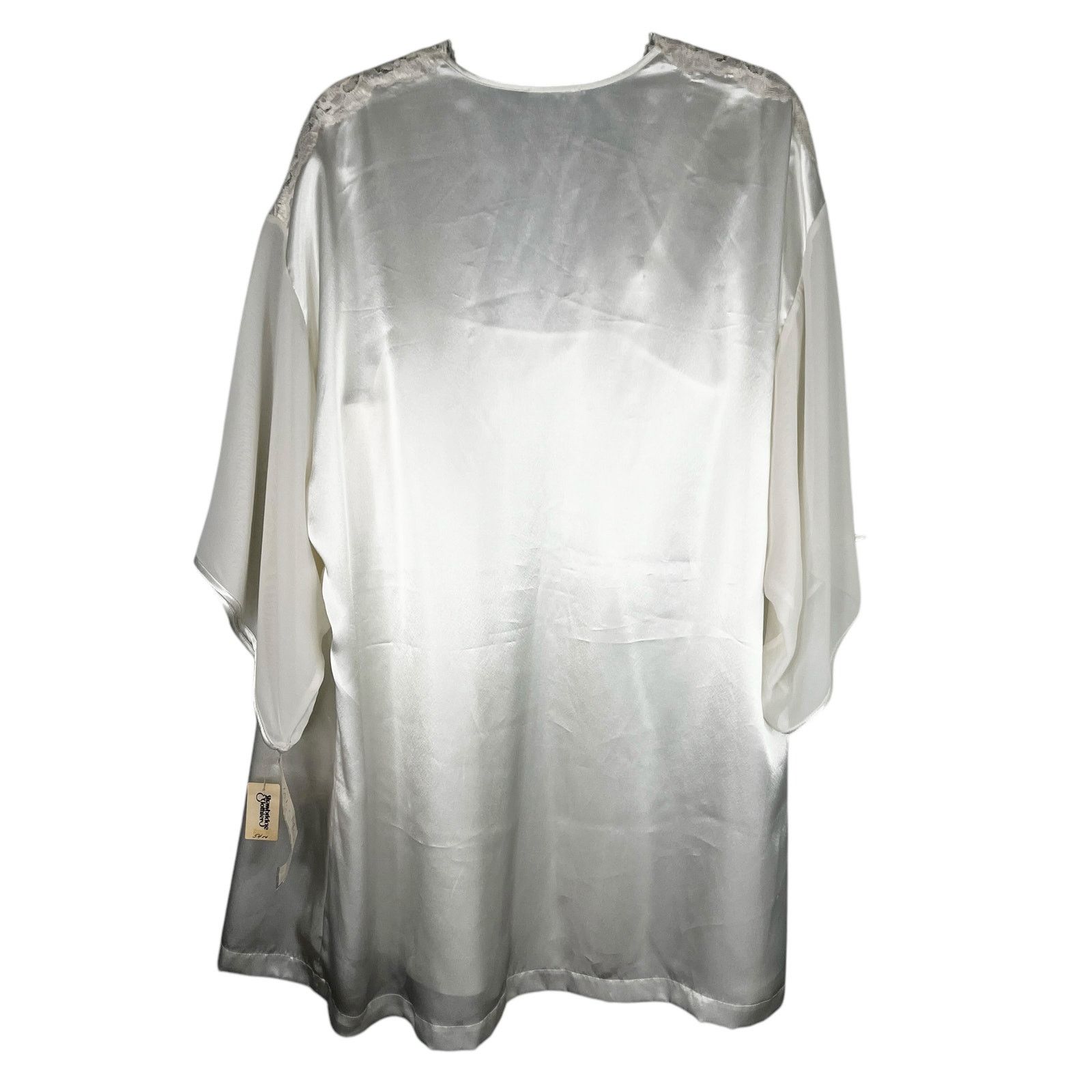 Other Val Mode Vintage Lingerie Wedding M/L Nightie Robe Lace New Size ONE SIZE - 13 Thumbnail