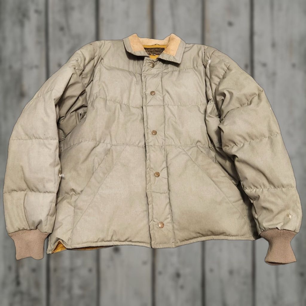 Eddie Bauer VINTAGE Eddie Bauer Goose Down Corduroy Collar Jacket Mens XL Beige Size US XL / EU 56 / 4 - 1 Thumbnail