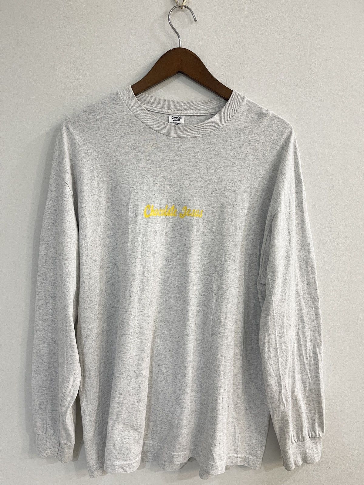 Chocolate VINTAGE CHOCOLATE JESUS MADE IN JAPAN LONGSLEEVES SHIRT Size US XL / EU 56 / 4 - 1 Thumbnail