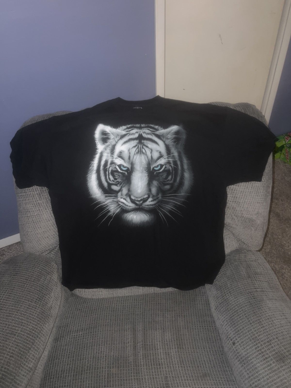 Hypebeast DOM Mystical White Tiger Head Tee Size US XXL / EU 58 / 5 - 1 Thumbnail