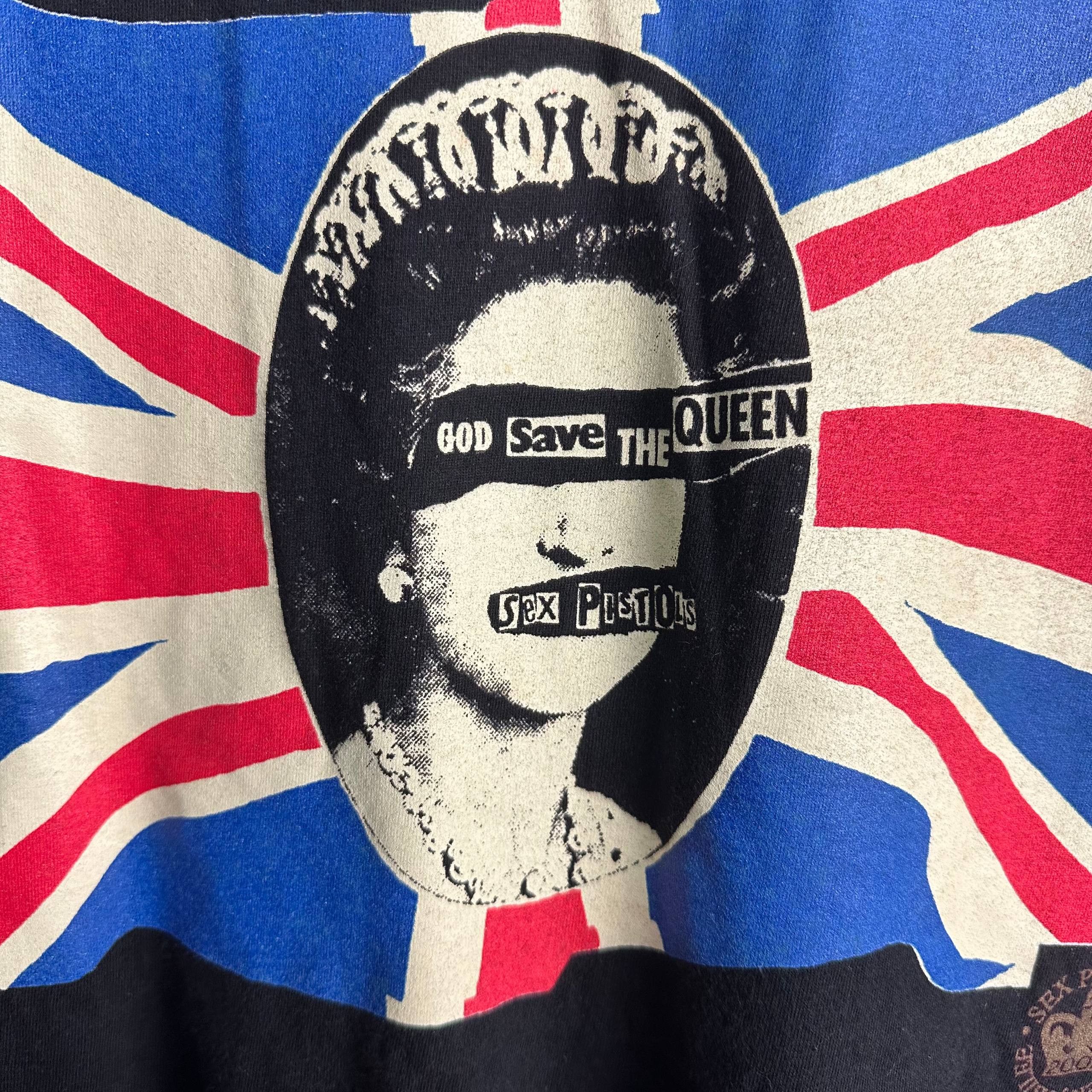Band Tees Vintage Sex Pistols God Save The Queen Punk Band T-Shirt Size US XL / EU 56 / 4 - 6 Thumbnail