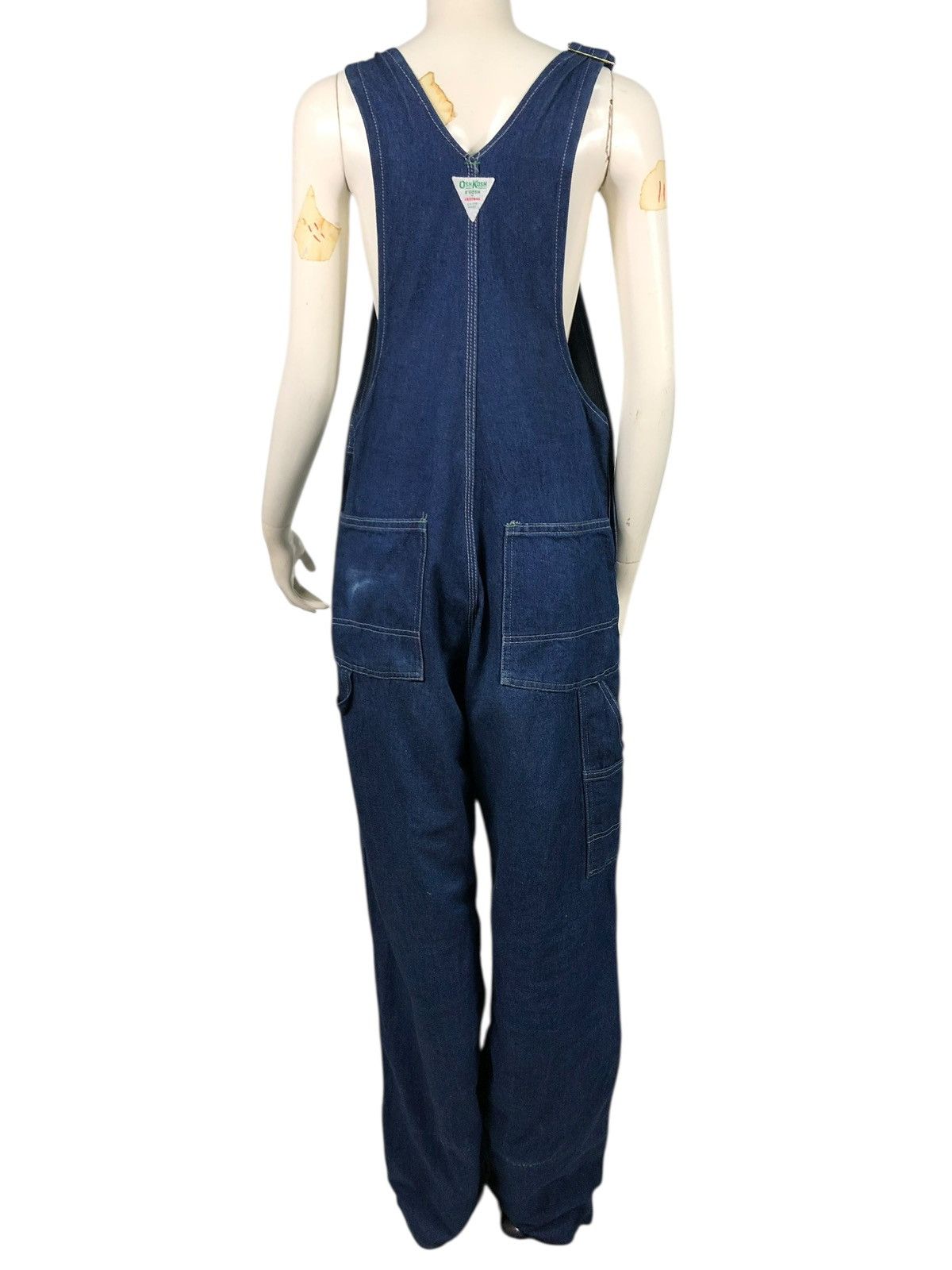 Oshkosh 🔥VINTAGE WORKER JUMPSUITS OVERALL OSHKOSH INDIGO DENIM Size US 32 / EU 48 - 9 Thumbnail