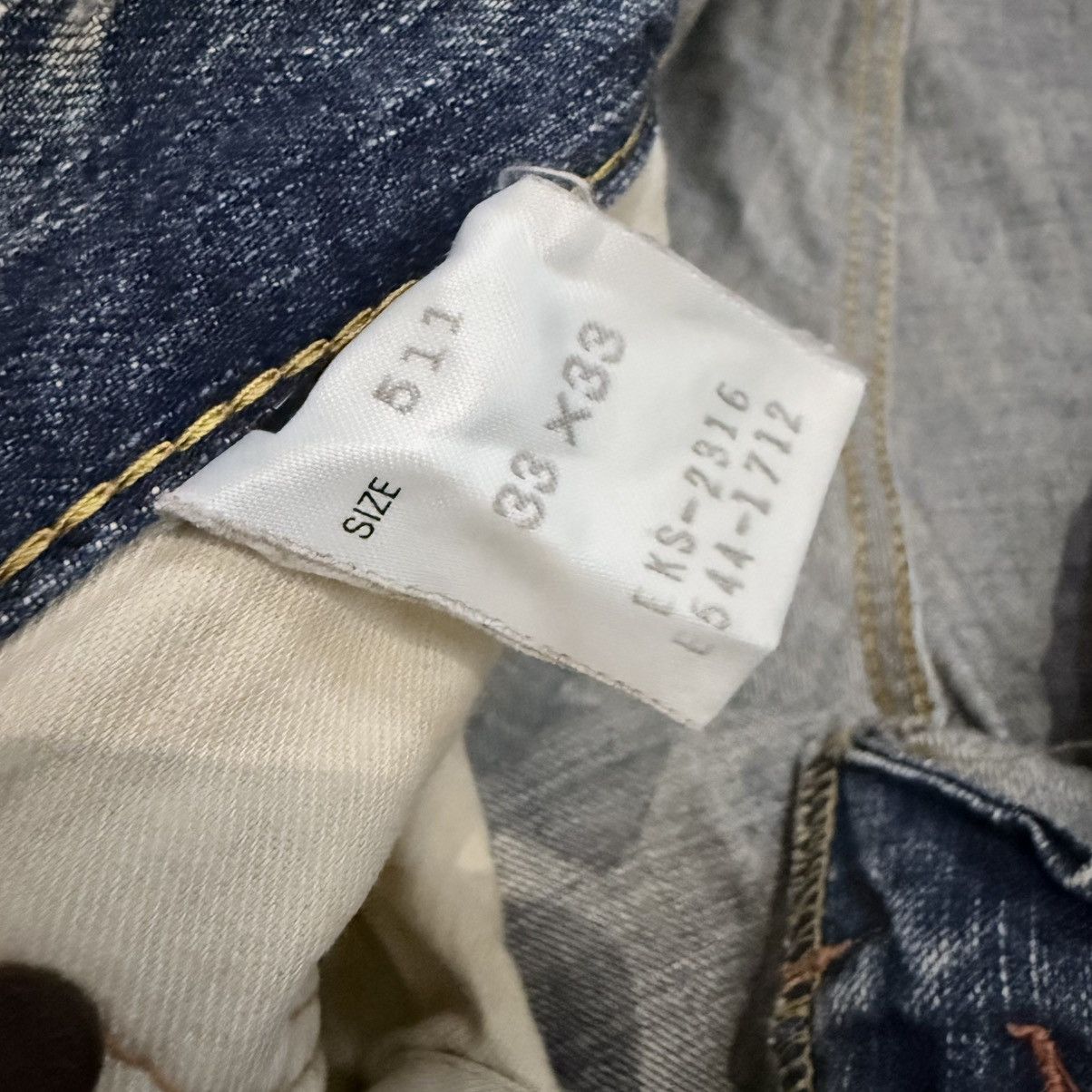 Kapital Flared ‼️ Japanese Denim Edwin 505 Dirty Washed Distressed Size US 33 - 16 Thumbnail