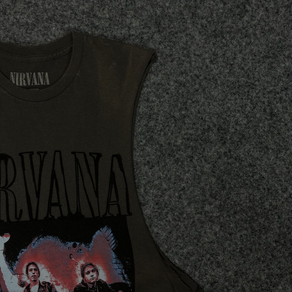 Nirvana VTG Adult Nirvana Tank Top Gray Size XS Band Rock 00s USA Size US XS / EU 42 / 0 - 4 Thumbnail