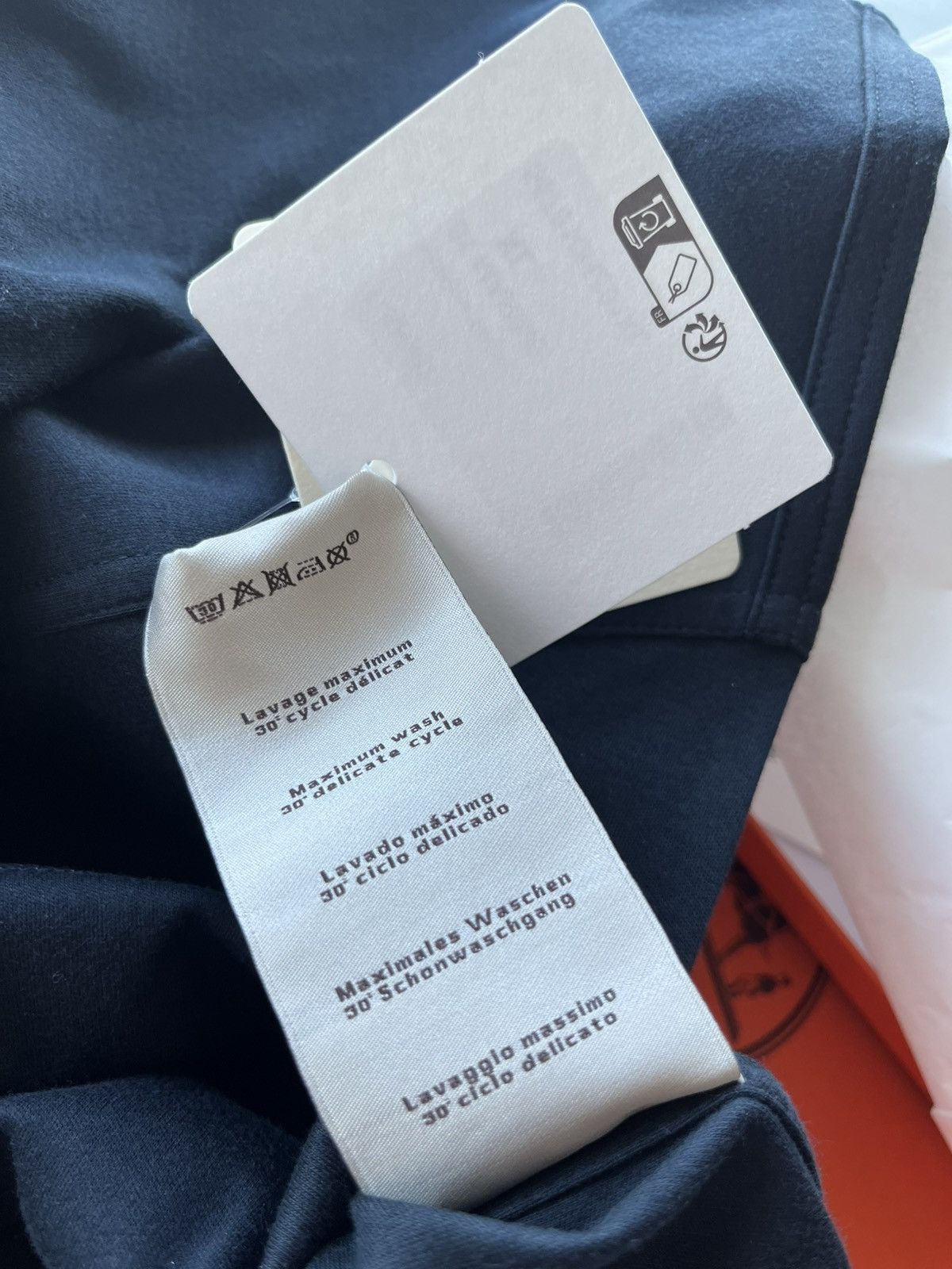 Hermes 2025 Runway Hermes H Leather Logo Tee T-shirt Size US XL / EU 56 / 4 - 20 Thumbnail