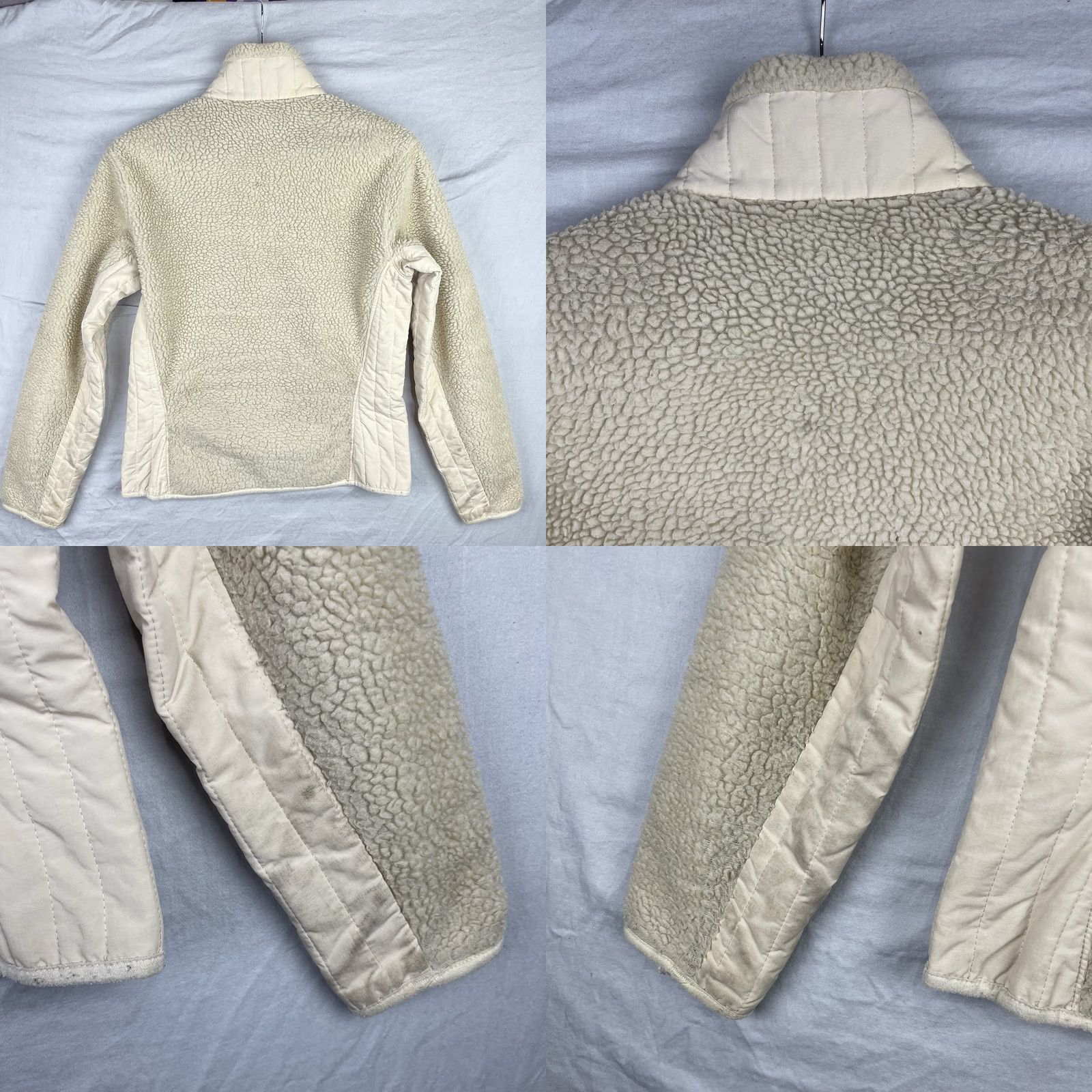 Patagonia Patagonia Jacket Womens Medium Beige Retro-X Deep Pile Fleece Zip Up Outdoor Size M / US 6-8 / IT 42-44 - 9 Thumbnail