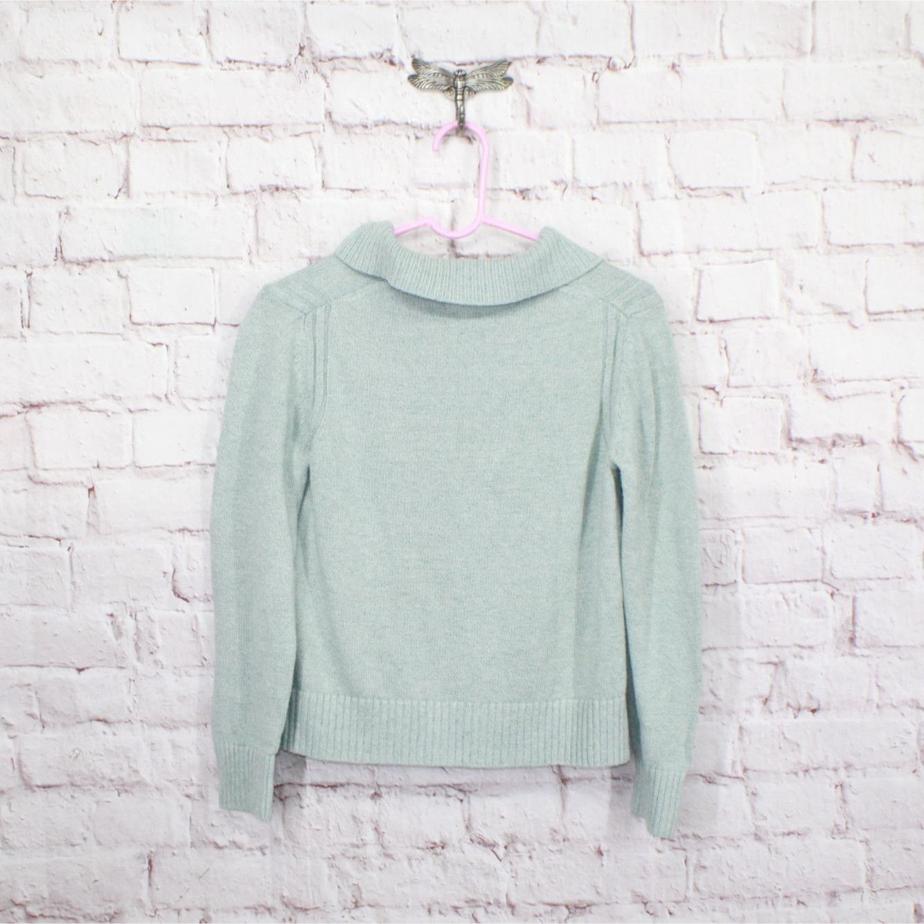 L.L. Bean LL Bean Women's Mint Green Cotton Blend Pullover Sweater Size S / US 4 / IT 40 - 6 Thumbnail