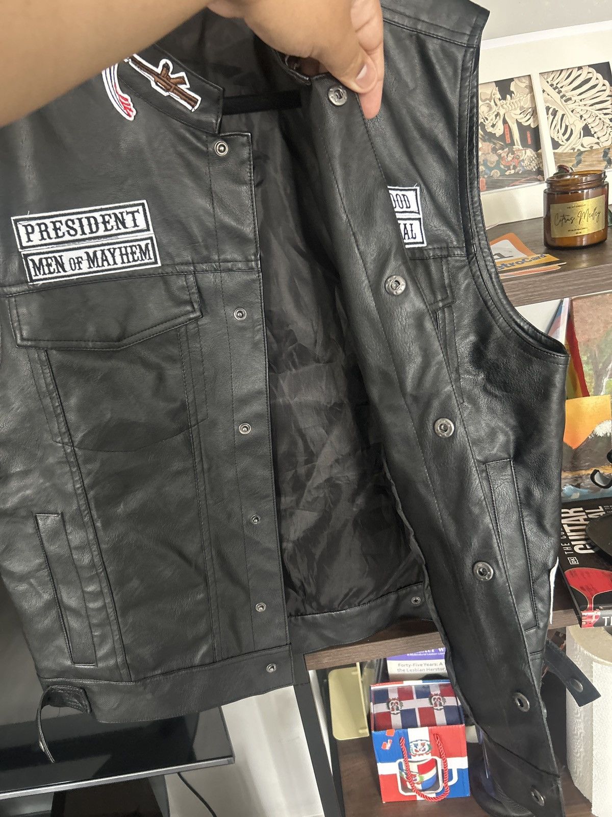 Other Leather Vest Size XL - Sons of Anarchy Replica Size US XL / EU 56 / 4 - 3 Thumbnail
