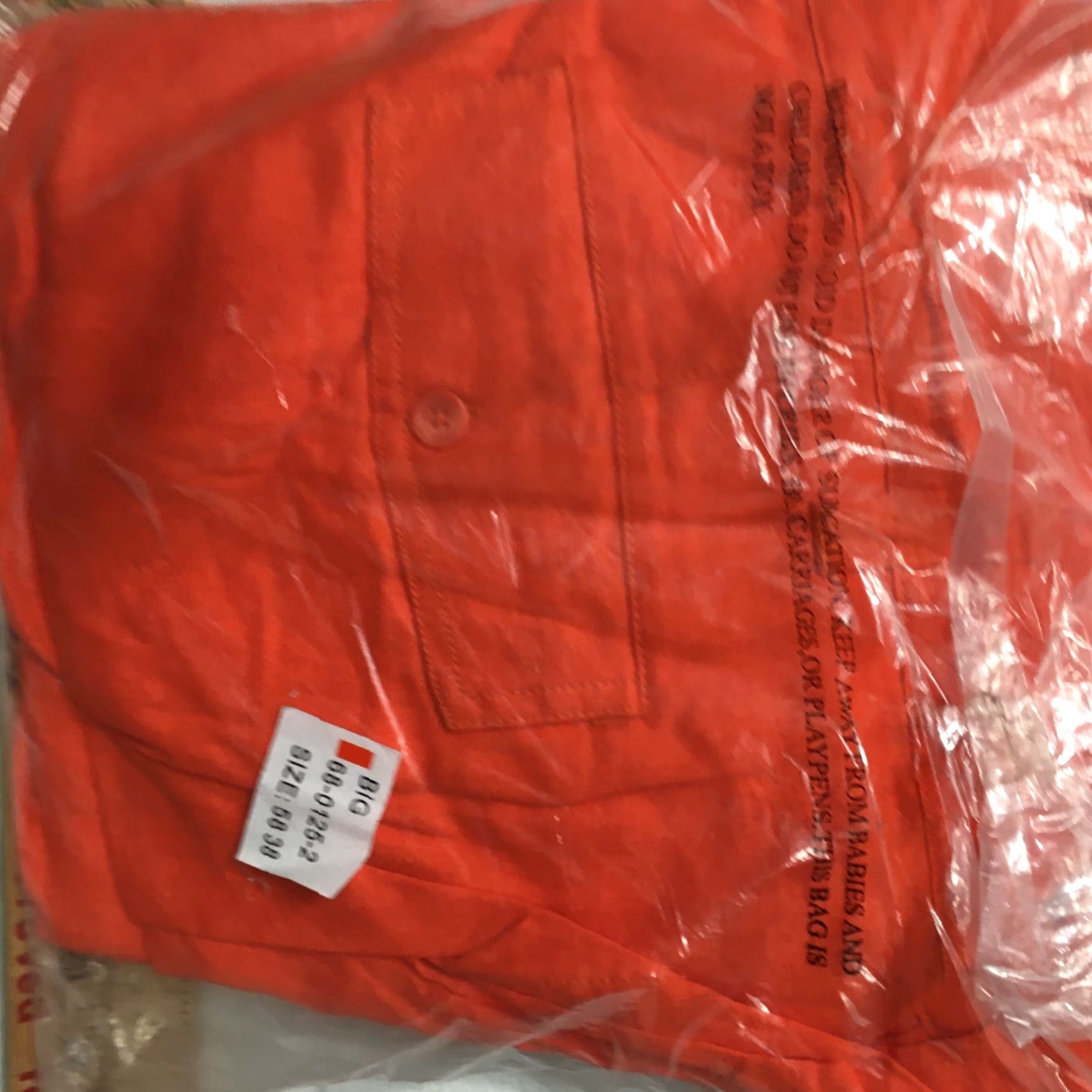 Vintage Kingsize Pants Sweatpants Orange 58 31 Big & Tall NWT | Men’s Size 58 Inseam 31 Cotton Polyester Stretch Bagged | 90s? Size US 42 / EU 58 - 4 Thumbnail