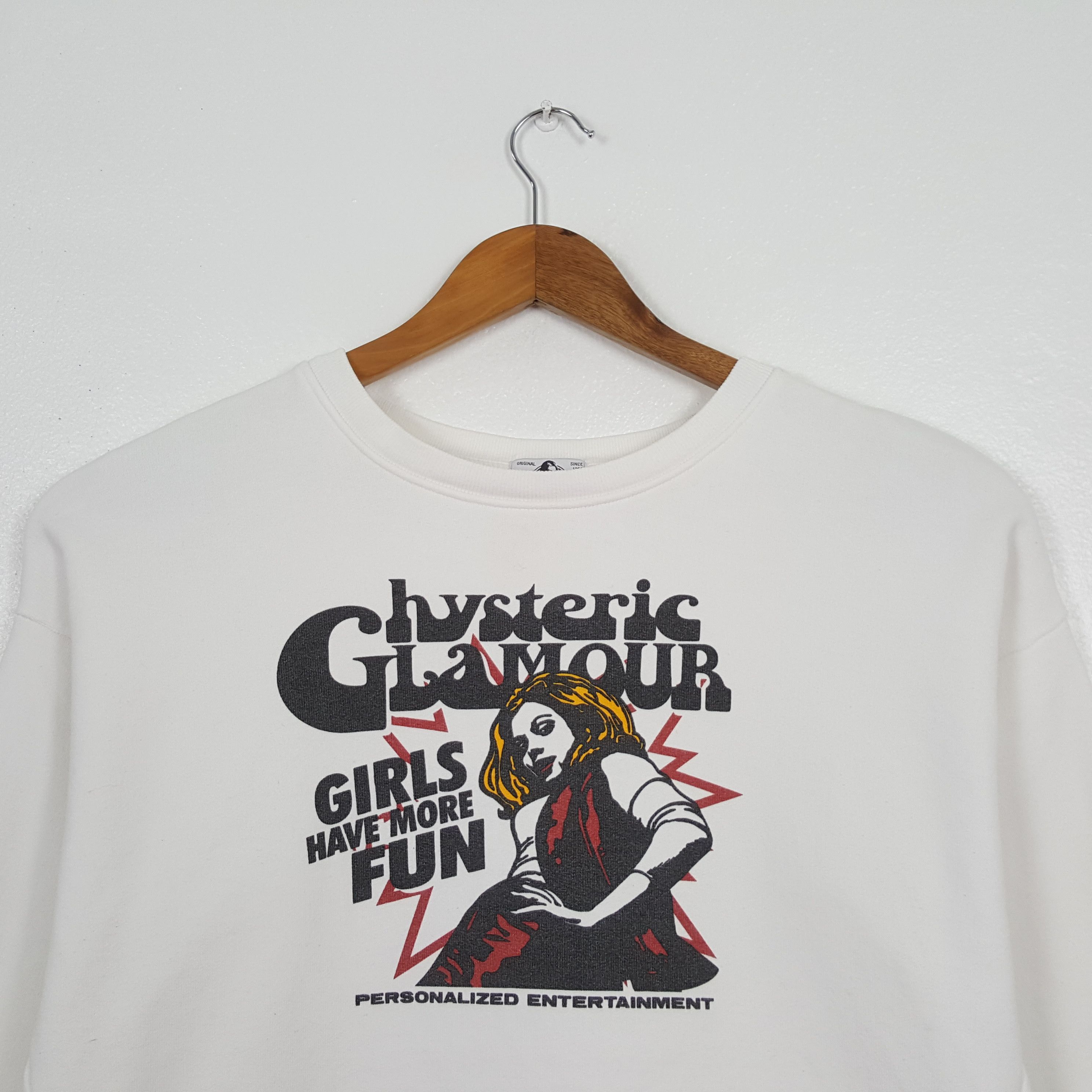 Hysteric Glamour Vintage Hysteric Glamour Japanese Brand Sweatshirt C317N5 Size US M / EU 48-50 / 2 - 2 Thumbnail