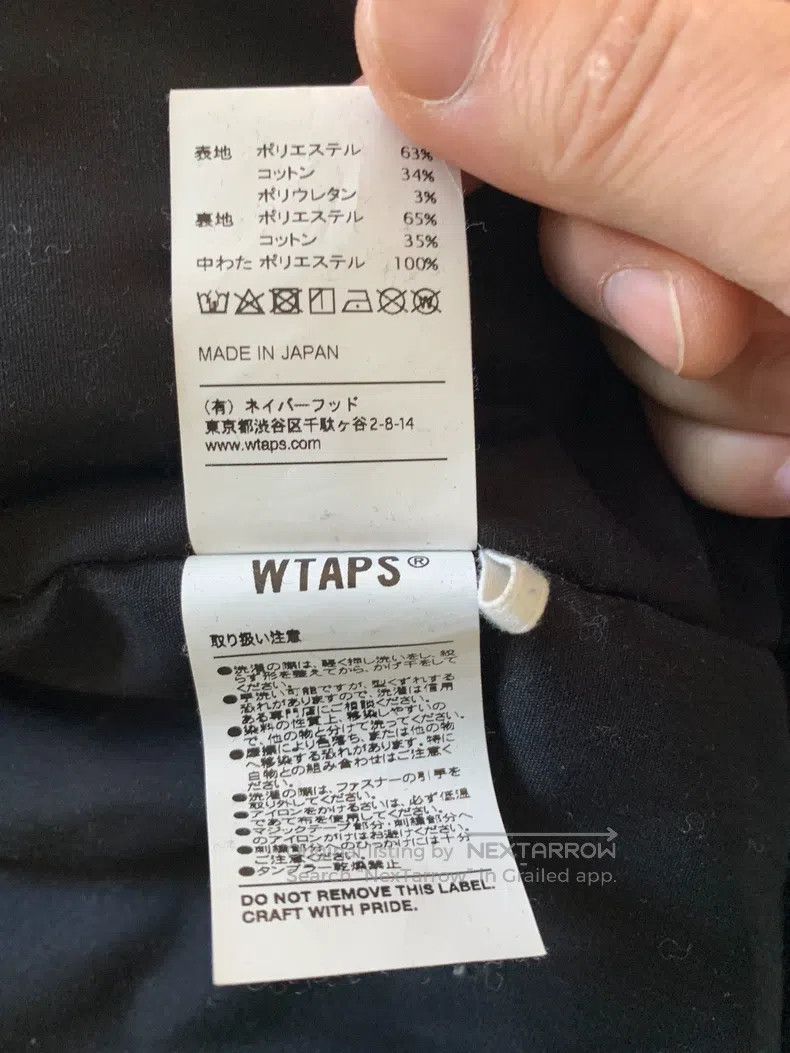 Wtaps Wtaps Black heavy coat Size US L / EU 52-54 / 3 - 5 Thumbnail