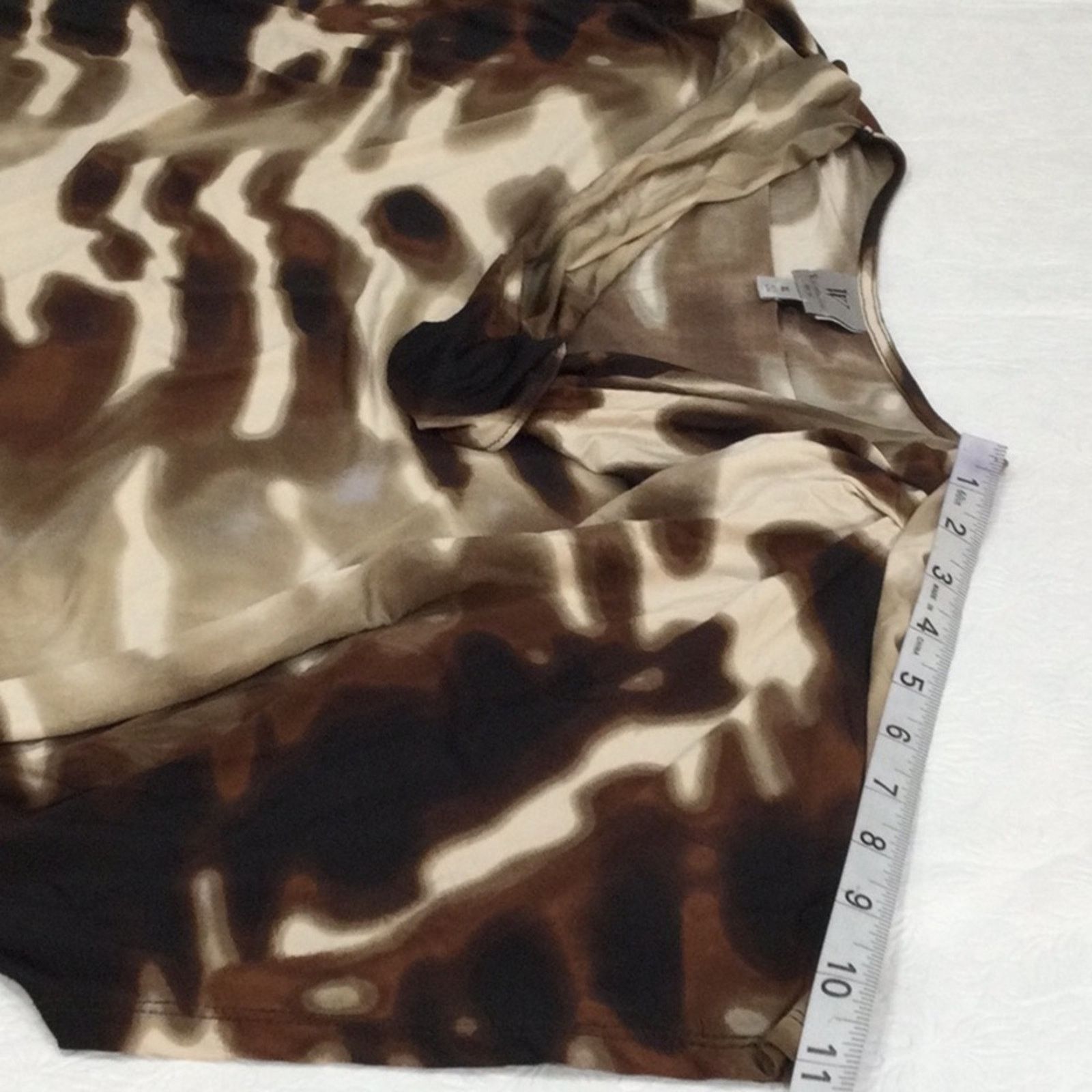 Worthington Worthington Stretch Animal Print Cowl Neck Blouse Size XL Size XL / US 12-14 / IT 48-50 - 13 Thumbnail