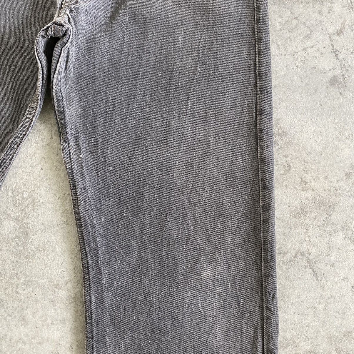 Levi's Vintage Late 80’s Levis 501 Ash Grey Denim Jeans Size US 33 - 8 Thumbnail