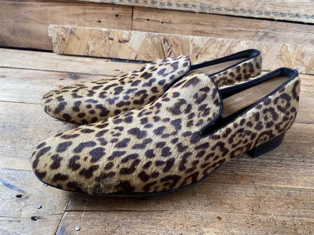 Designer × Saint Laurent Paris × Yves Saint Laurent Saint Laurent leopard print slip on casual loafers sz uk7.5 Size US 8.5 / EU 41-42 - 1 Thumbnail