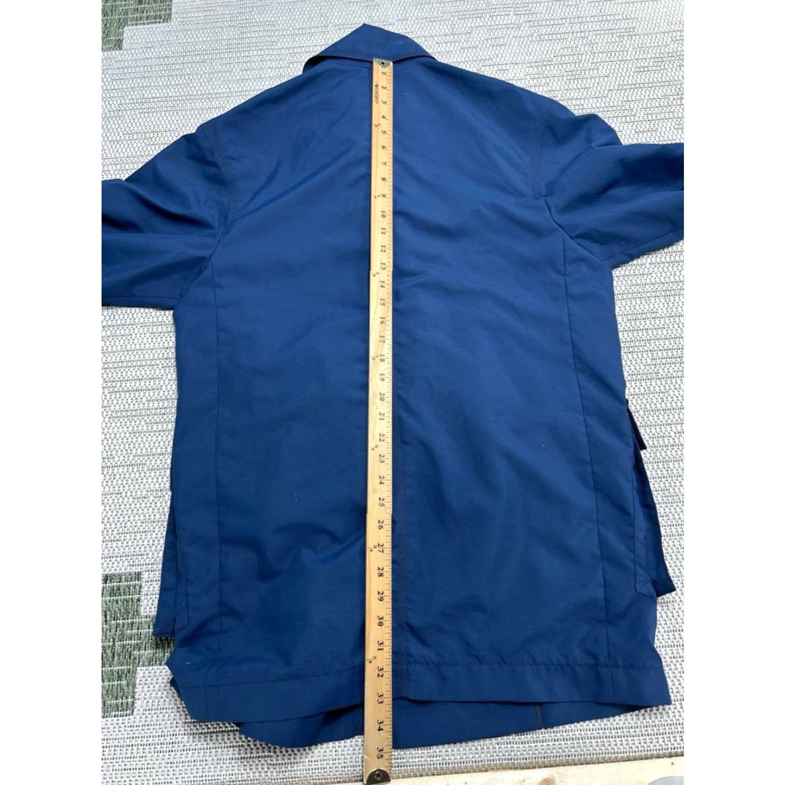 St. John VINTAGE St John Pea Coat Womens Medium Blue Casual Double Breasted Winter Size M / US 6-8 / IT 42-44 - 5 Thumbnail