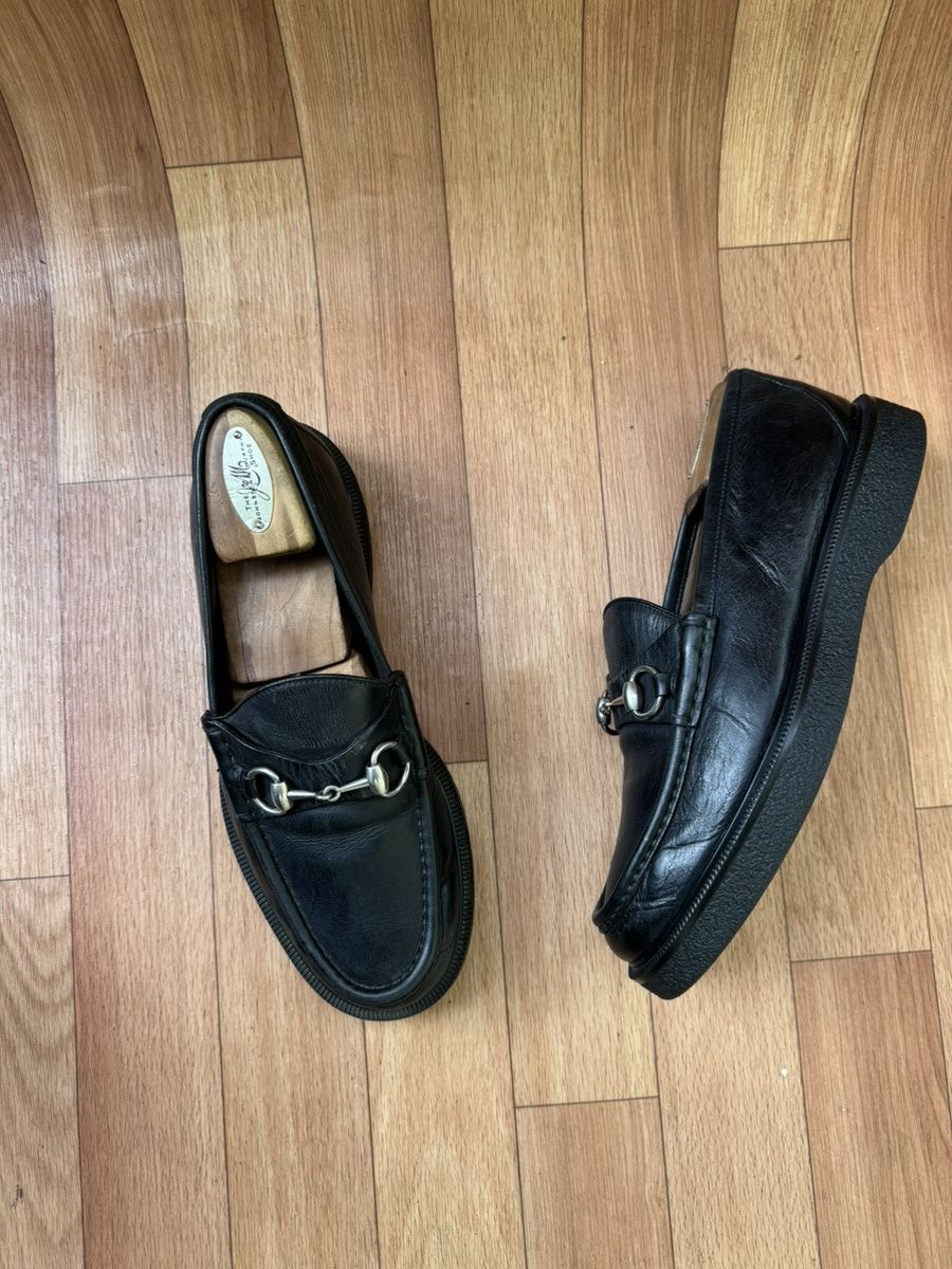 Gucci Gucci Horsebit Loafers platforms Size US 6.5 / EU 39-40 - 11 Thumbnail