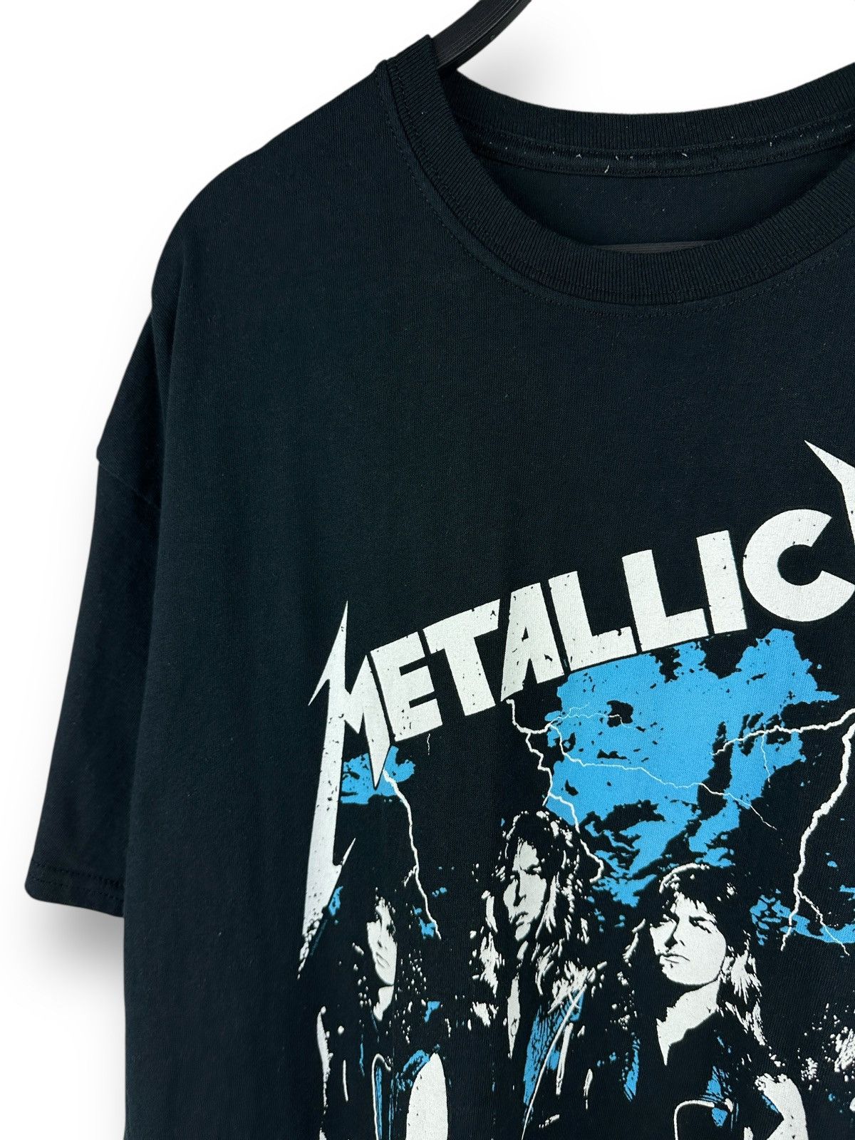 Metallica Metallica “Ride The Lightning” Graphic Print Band T-Shirt Size US L / EU 52-54 / 3 - 2 Thumbnail