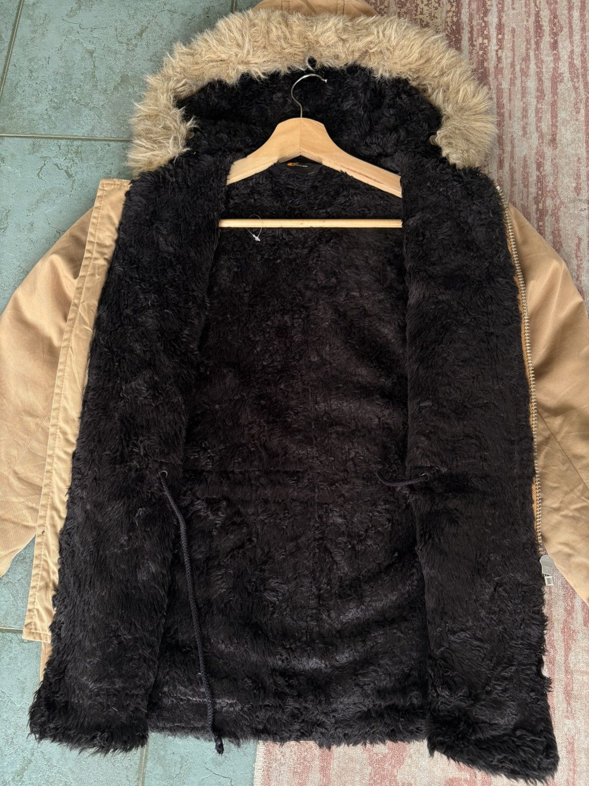 Gallery1950 Gallery 1950 Beige Hooded Sherpa Deck Jacket Size US S / EU 44-46 / 1 - 6 Thumbnail