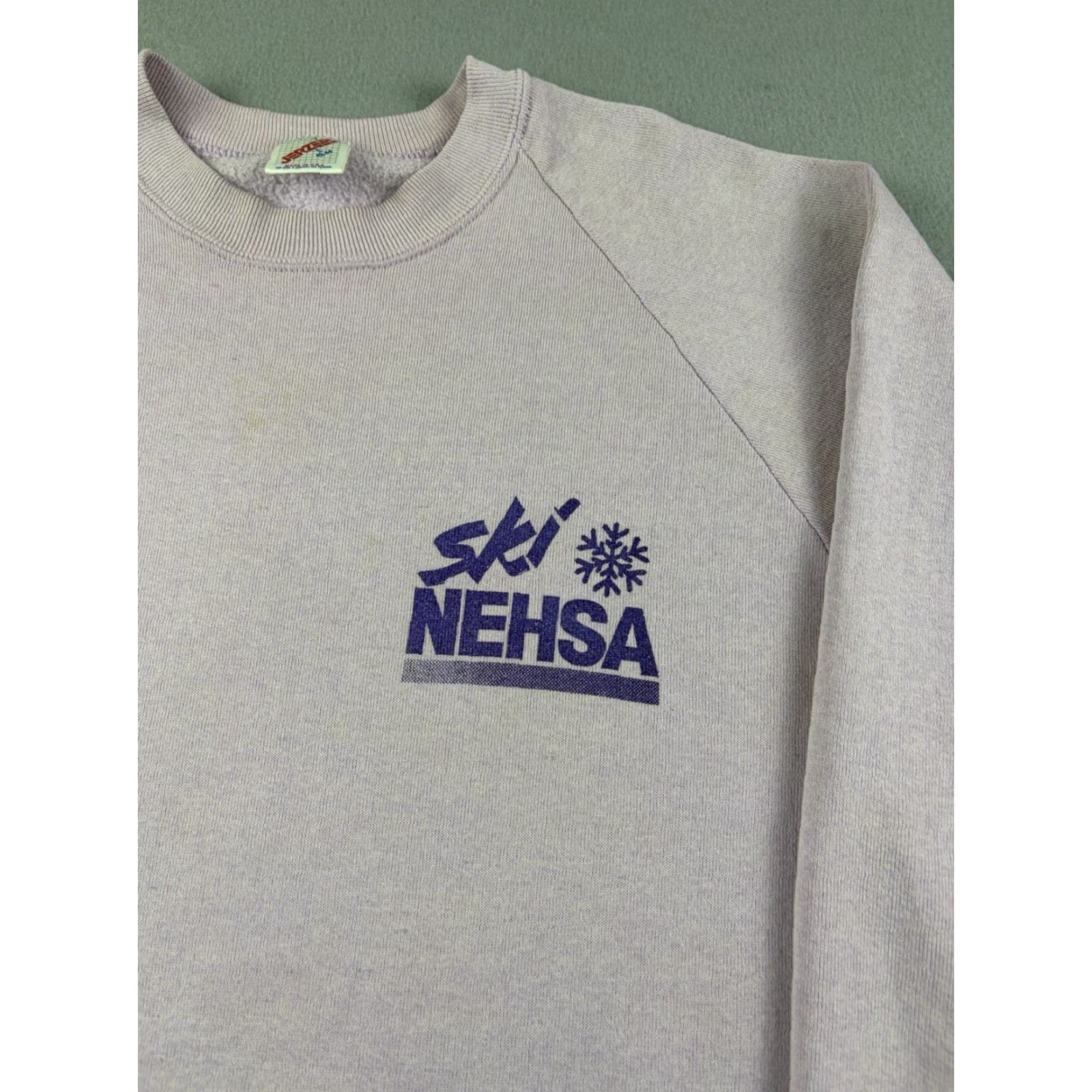 Vintage VINTAGE Sweatshirt Ski Skiing Crewneck Blue L Men Regular Cotton Fleece Logo Pullover Size L Size US L / EU 52-54 / 3 - 2 Thumbnail