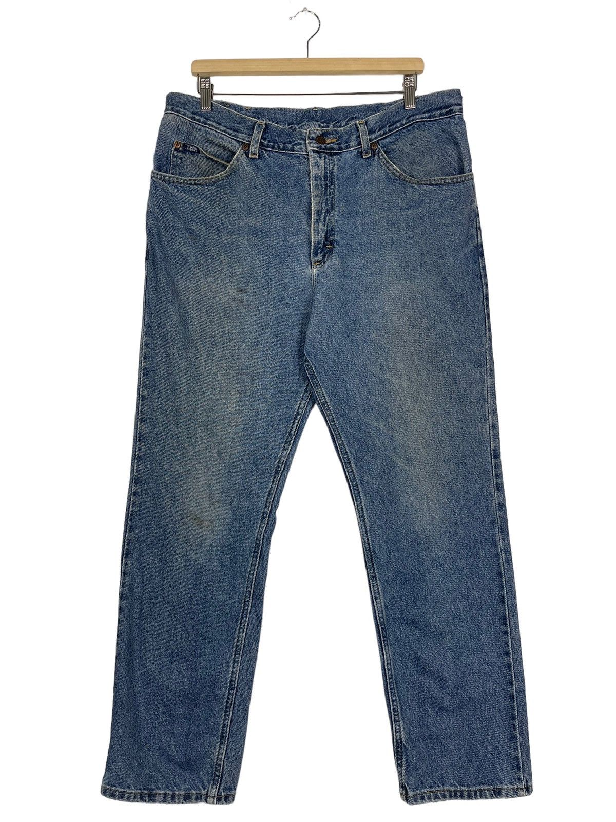 Japanese Brand × Lee 90s Lee Riders Blue Jeans Zipper Fly Jeans Size US 36 / EU 52 - 1 Thumbnail