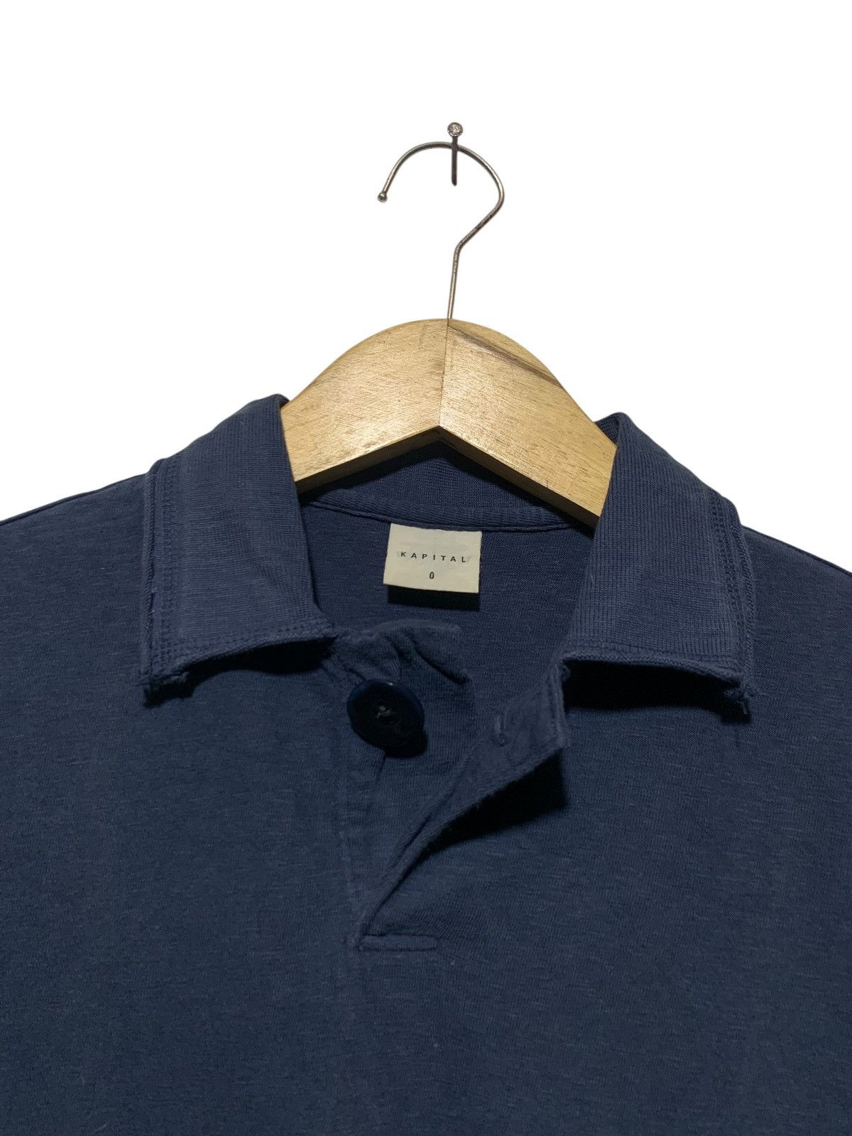 Kapital Vintage Kapital single button dark navy polo shirt Size US XS / EU 42 / 0 - 3 Thumbnail