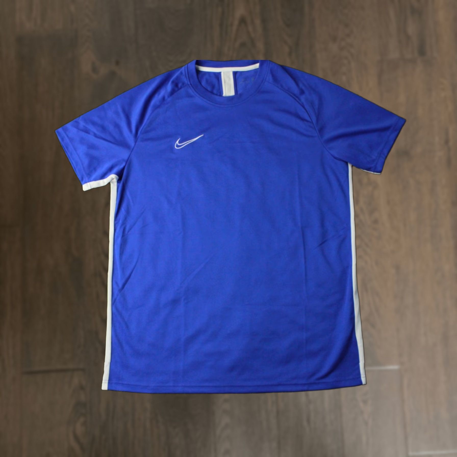 Nike Nike Dry Academy Dri-Fit Original 2020 Men Football Shirt Jersey XL Blue and White Football Nike Dri-FIT Mens Shirt XL Size US XL / EU 56 / 4 - 1 Thumbnail