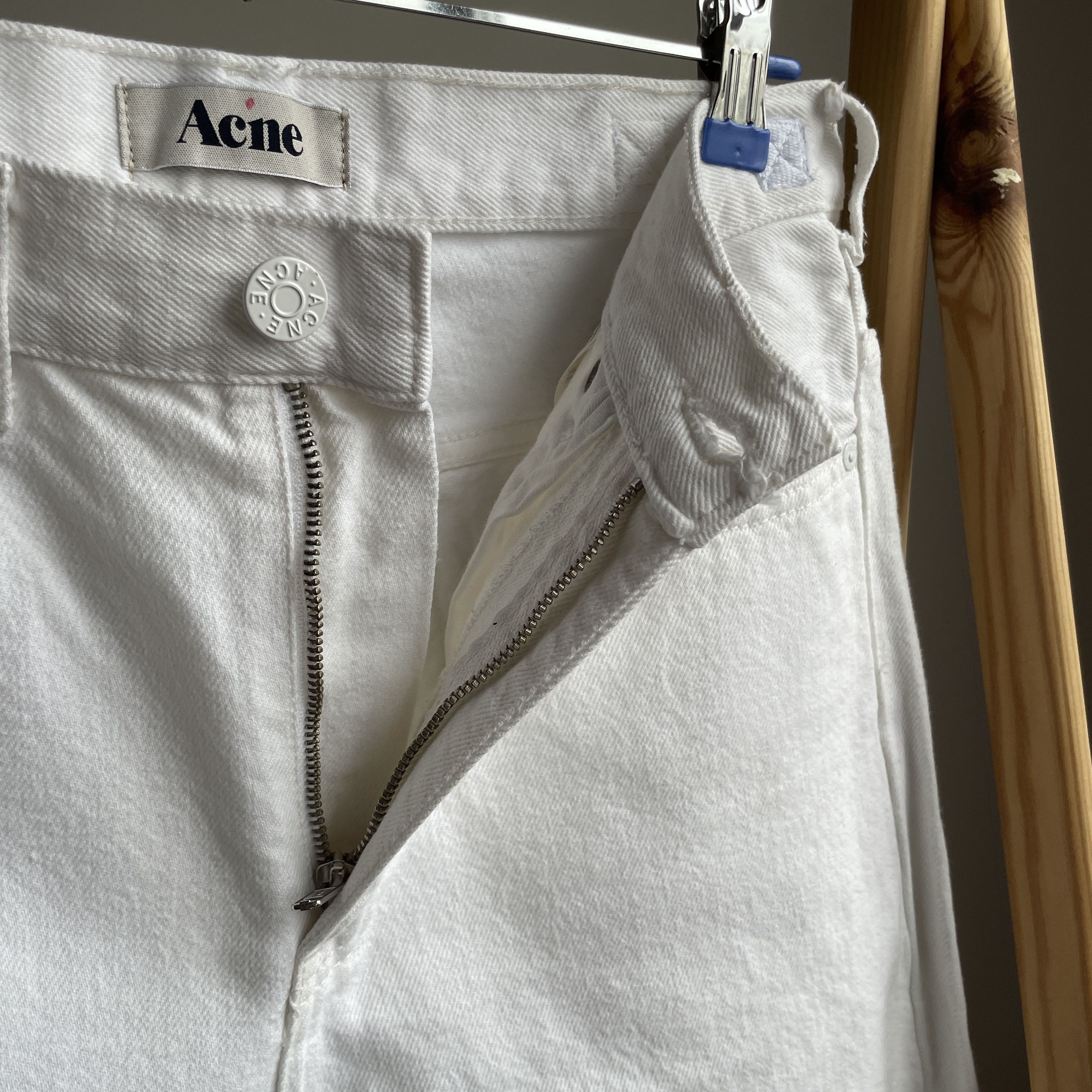 Acne Studios Acne Studios Jones/Optic White Cropped Denim Size 30 Size US 30 / EU 46 - 5 Thumbnail