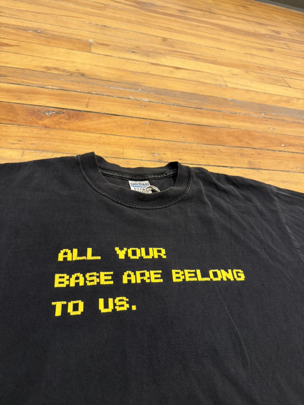 Vintage Vintage “all your base are belong to us” zero wing tee Size US M / EU 48-50 / 2 - 2 Thumbnail