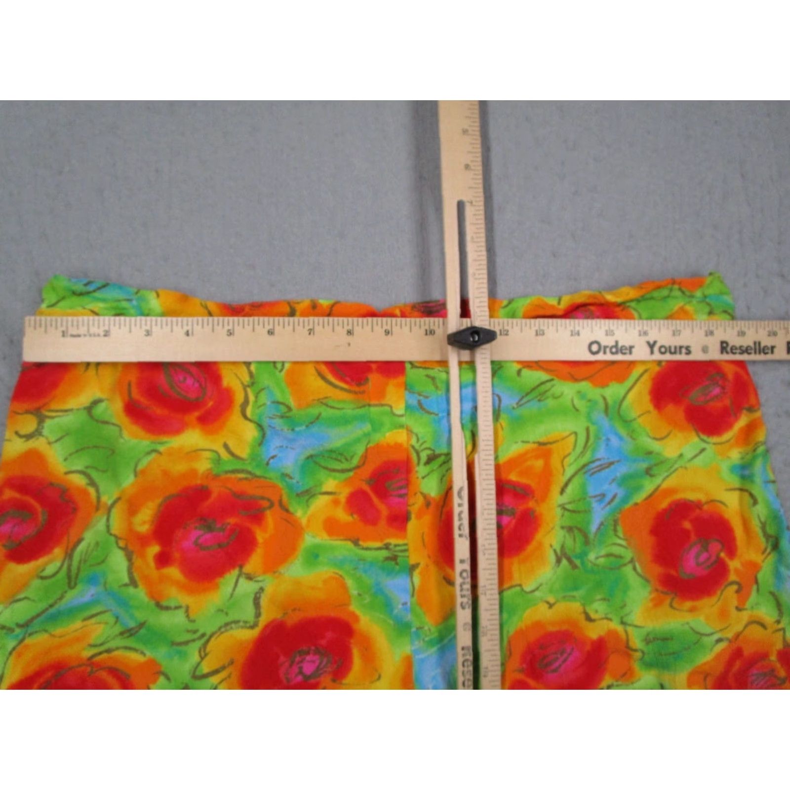 Jams World Jams World Pants Women Medium Multicolor Gold Rose Capri Made in USA 38x19 Size 32" / US 10 / IT 46 - 6 Thumbnail