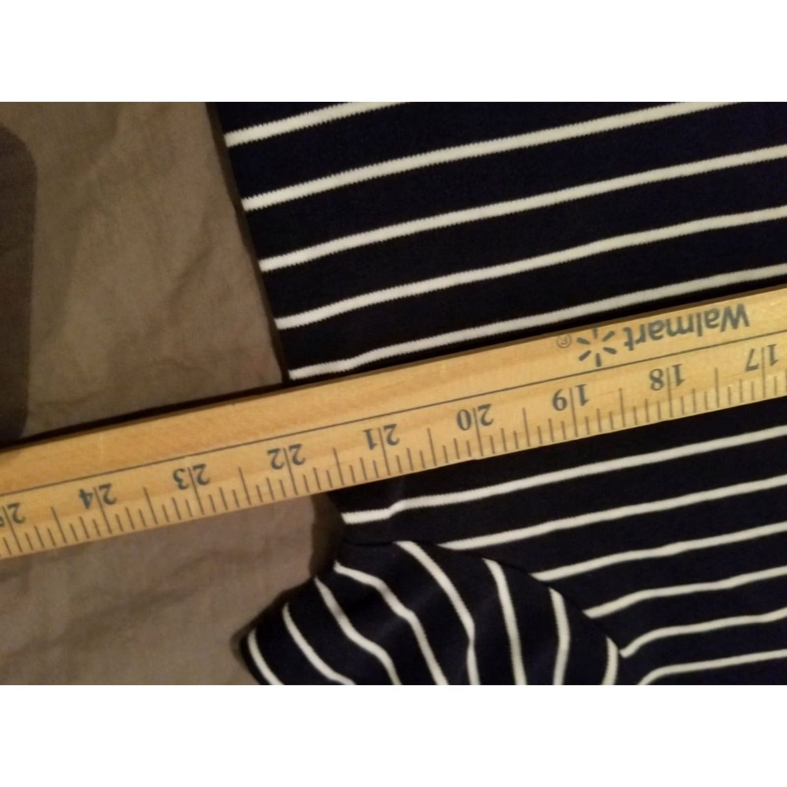 Polo Ralph Lauren Mens Polo Ralph Lauren Shirt L Large Navy Blue Stripes Cotton Size US L / EU 52-54 / 3 - 4 Thumbnail
