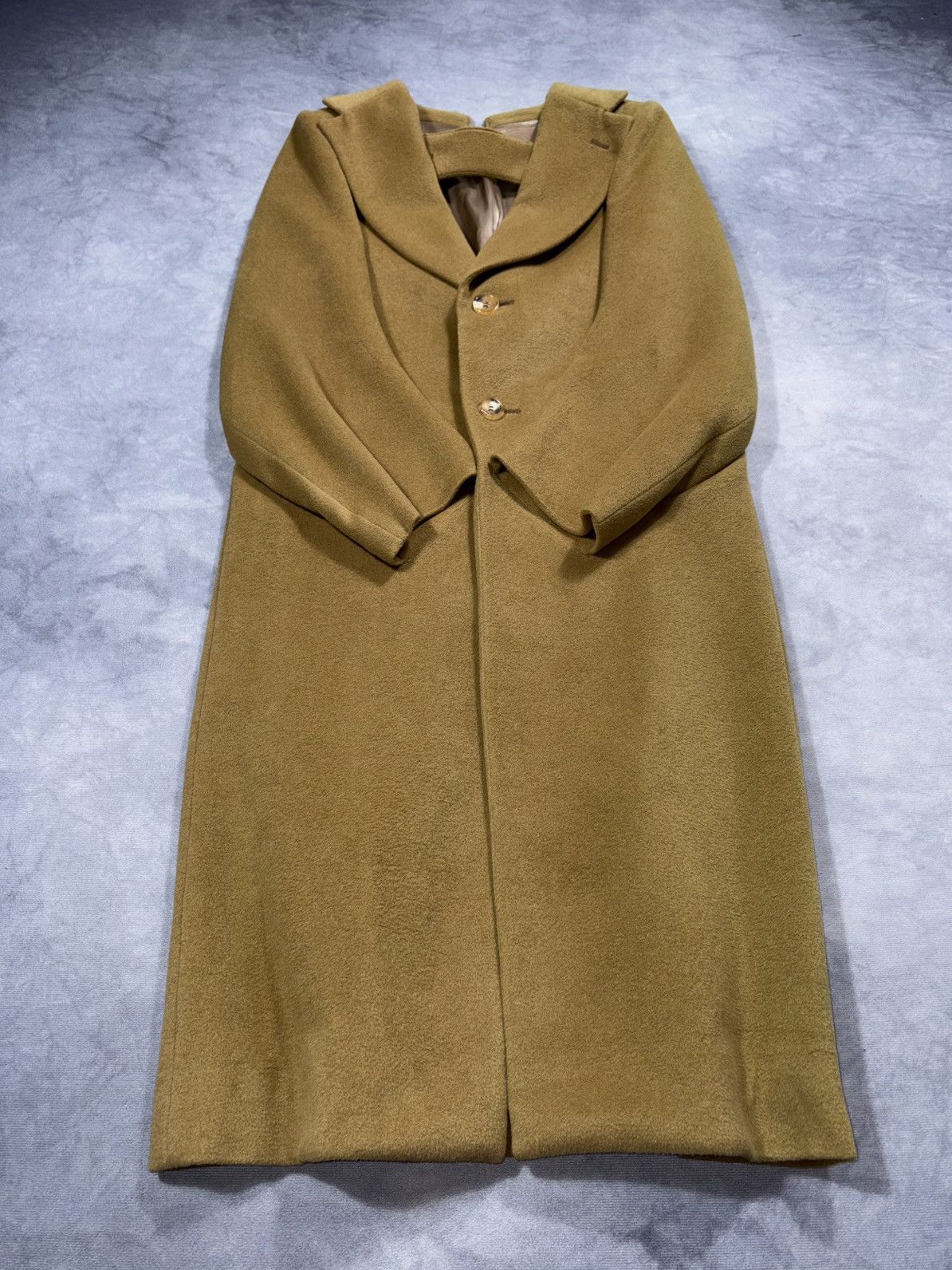 Junya Watanabe Junya Watanabe AW12 Angora/Wool Cape Coat Size US S / EU 44-46 / 1 - 6 Thumbnail