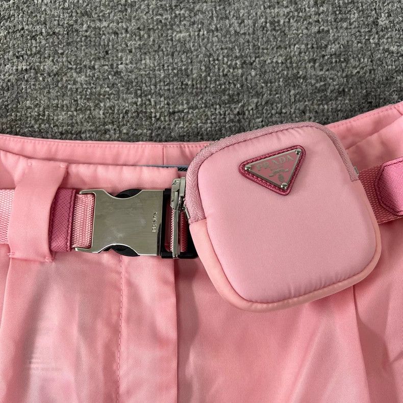 Prada Prada Recycled nylon triangle bag shorts 2502-Nextarrow Size US 36 / EU 52 - 4 Thumbnail