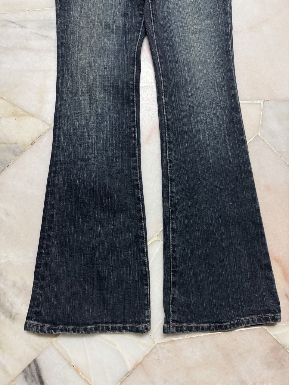 Japanese Brand Flared💥Bell Bottom Japanese Mudwash Bootcut Insane Dark Jean Size US 29 - 6 Thumbnail