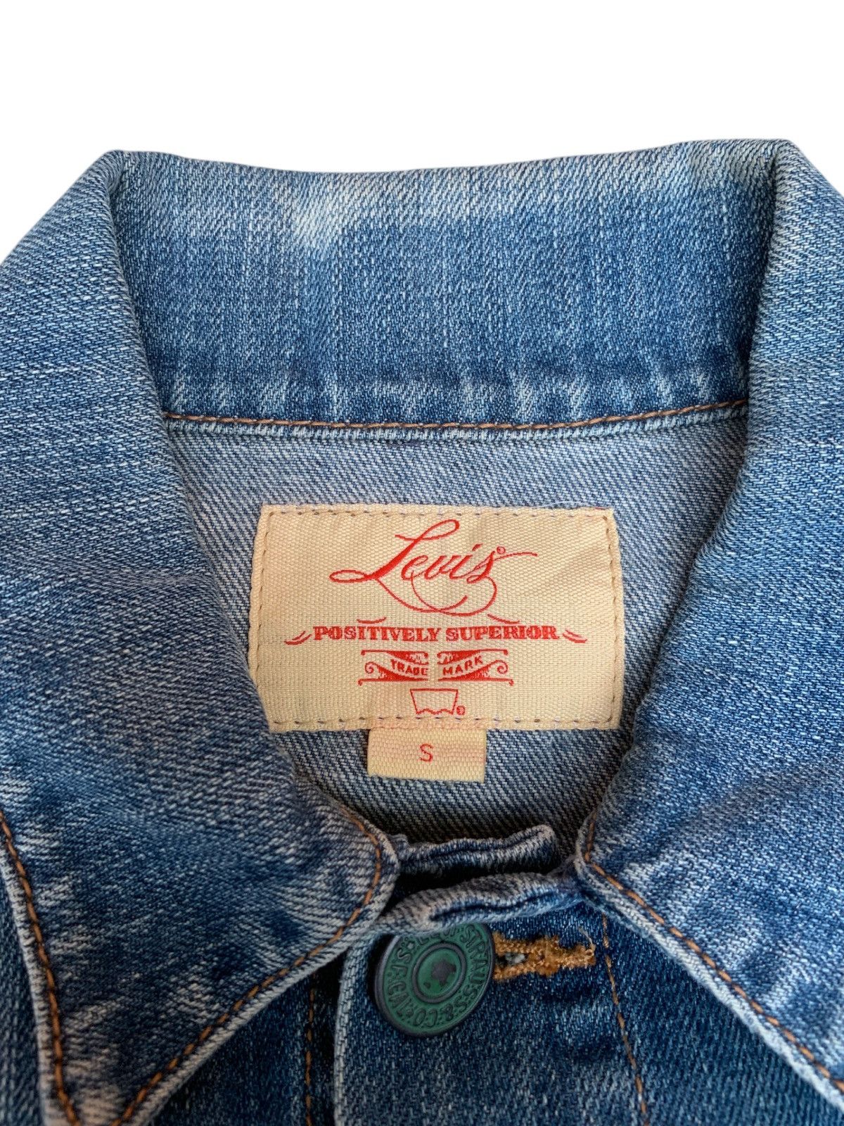 Designer × Levi's Levis superior crop denim jacket Size XS / US 0-2 / IT 36-38 - 8 Thumbnail