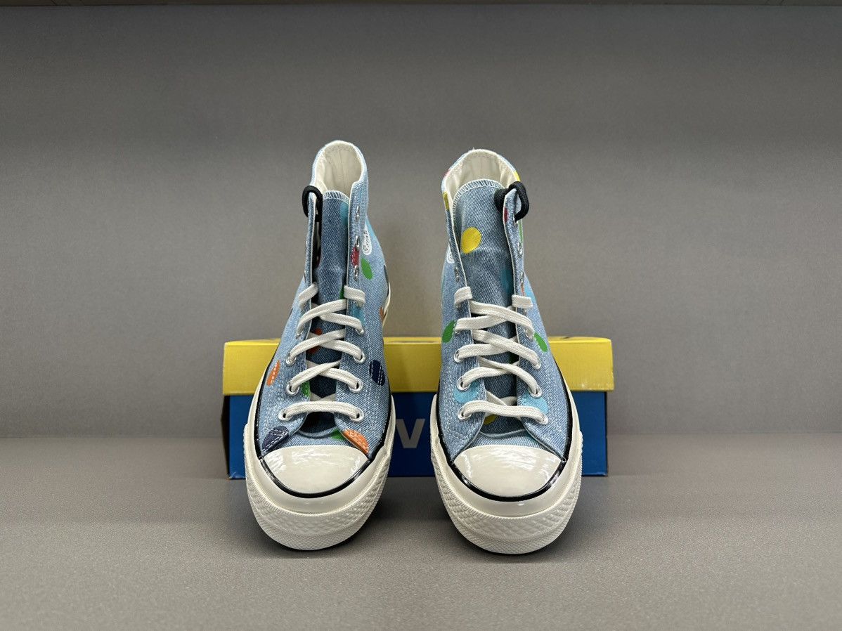 Converse × Golf Wang Converse Chuck Taylor All-Star 70 Hi Golf Wang Denim Polka Size US 9.5 / EU 42-43 - 5 Thumbnail