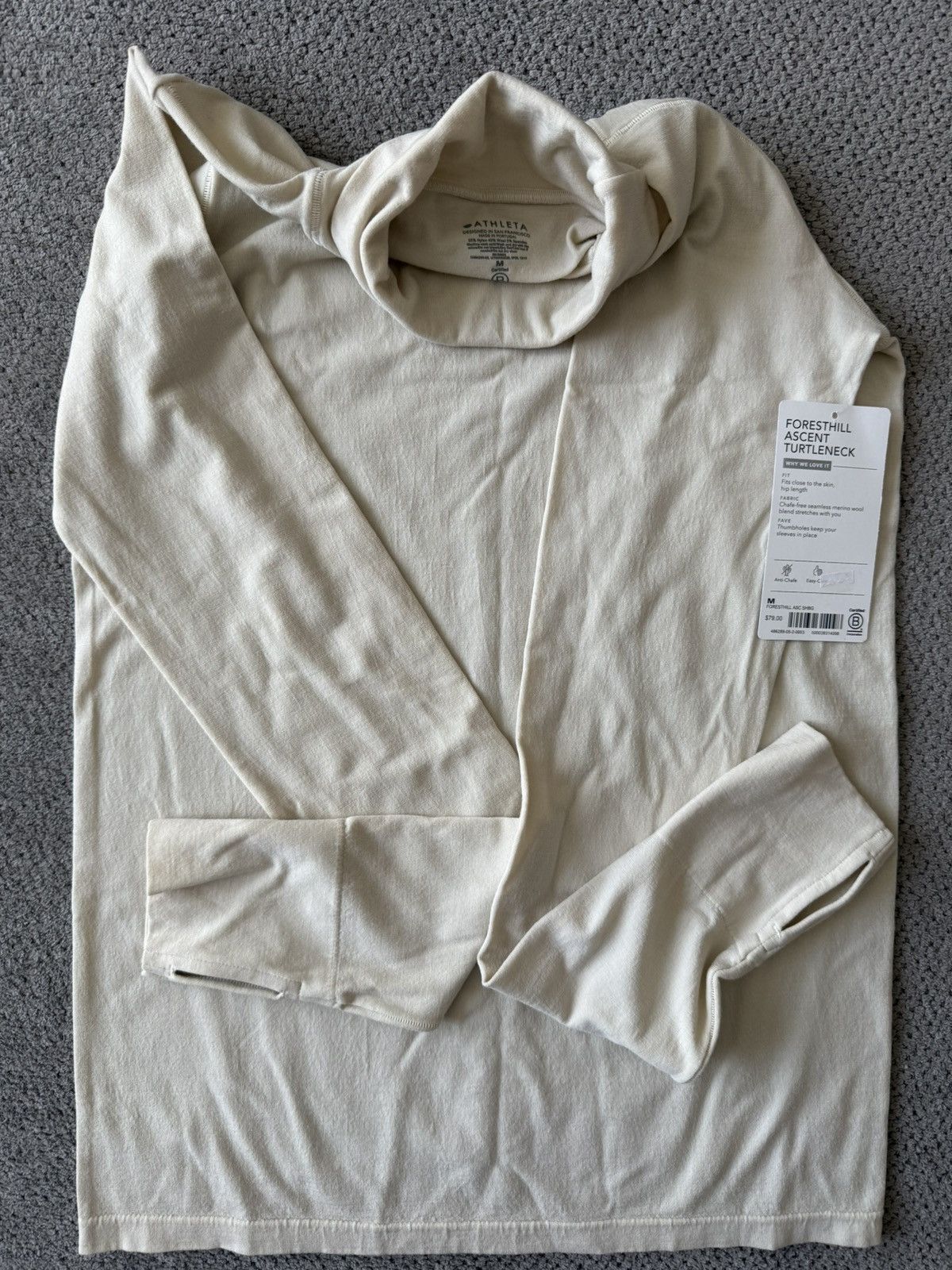 Athleta Athleta Women’s Foresthill Ascent Turtleneck Size M / US 6-8 / IT 42-44 - 1 Thumbnail