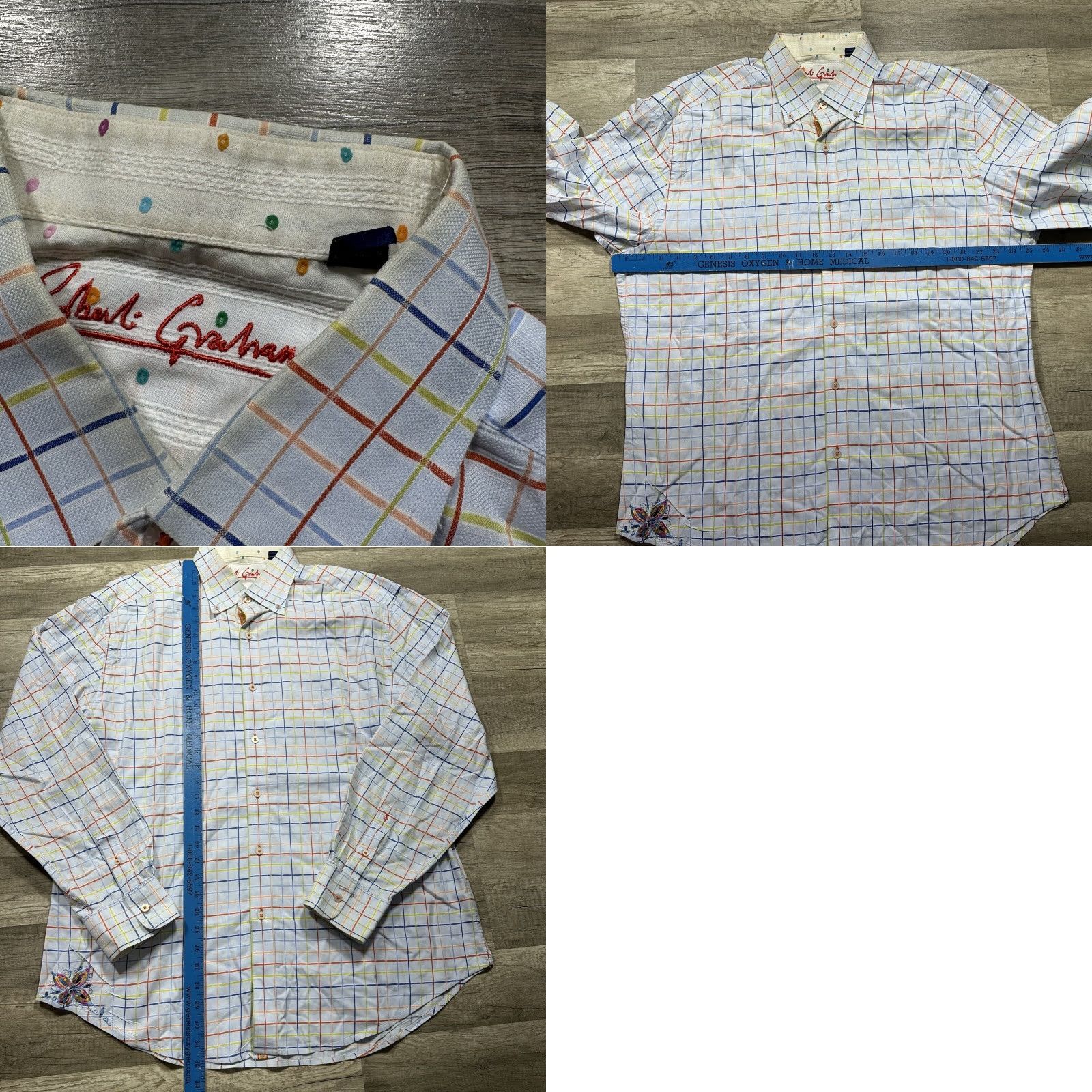 Robert Graham Robert Graham Shirt Mens 2XL Plaid Button-Up Multicolor Preppy Size US XXL / EU 58 / 5 - 9 Thumbnail