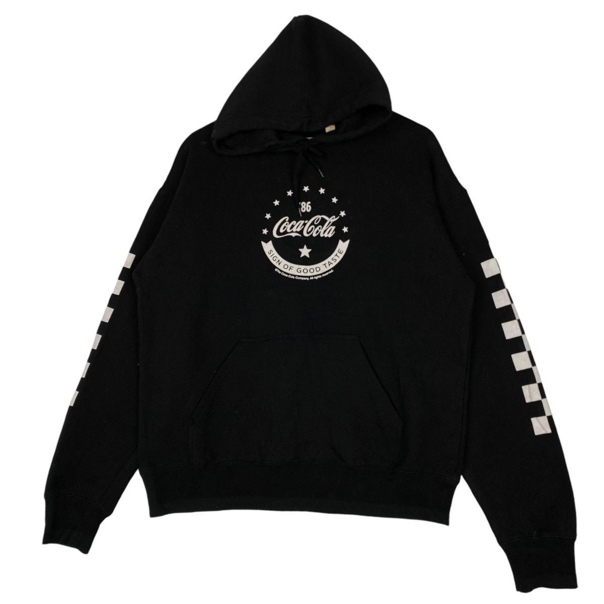 Coca Cola × Vintage Vintage Coca Cola Printed Hoodie Sweater Black Pullover Size US L / EU 52-54 / 3 - 2 Thumbnail