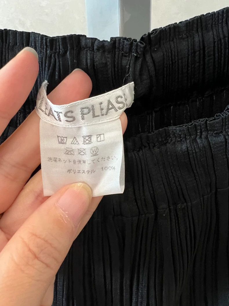 Issey Miyake issey miyake size:3 Black pleated pants Size US 26 / EU 42 - 4 Thumbnail