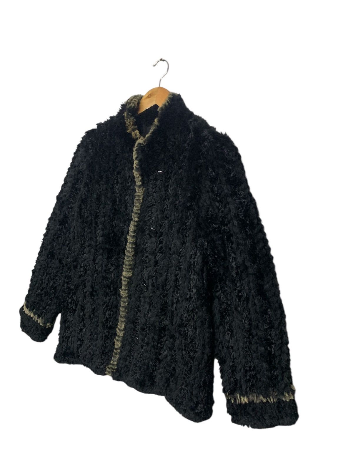 Balmain Vintage 90's Balmain Paris Riversible Faux Fur Jacket Size US L / EU 52-54 / 3 - 2 Thumbnail