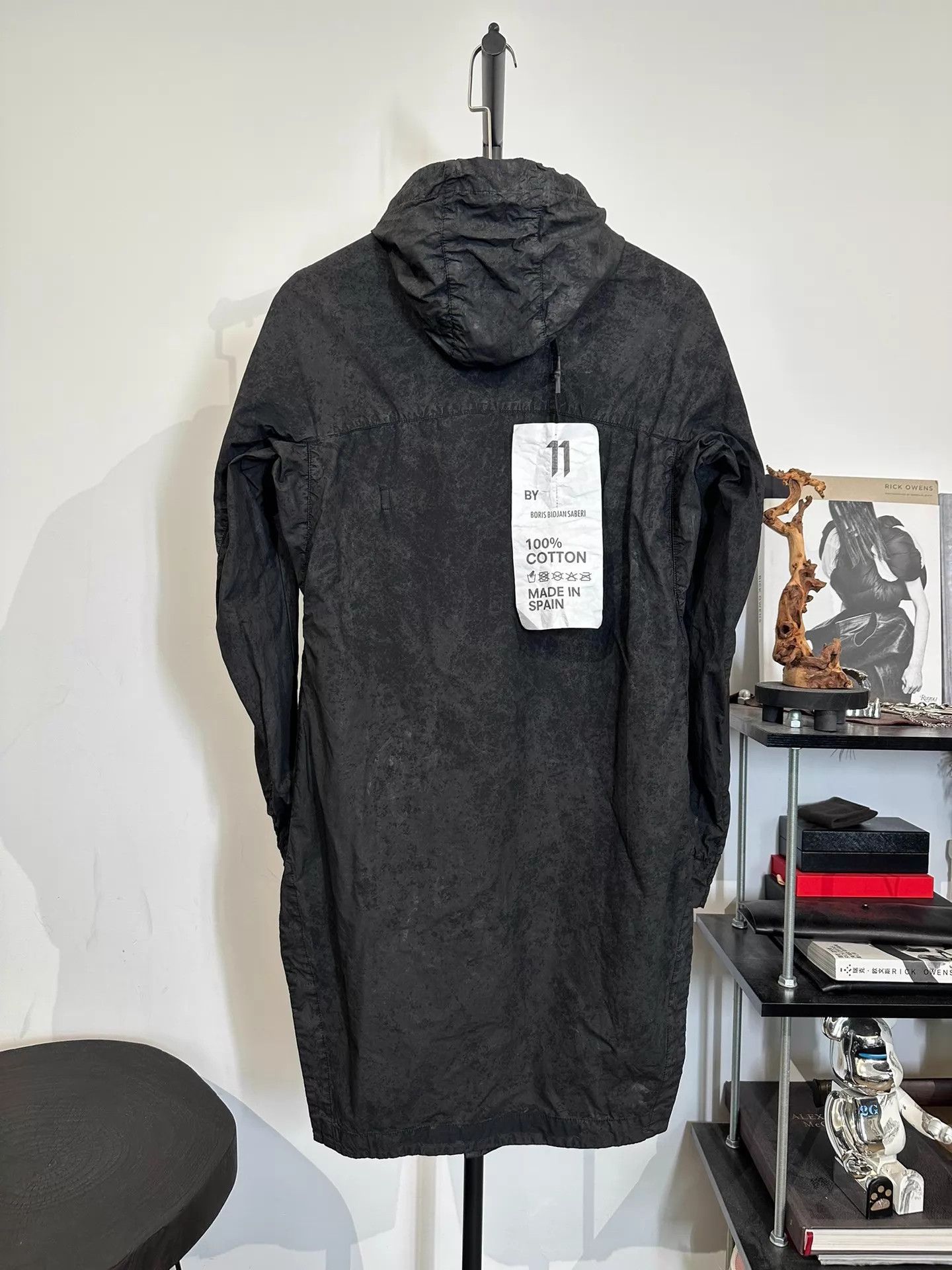 Boris Bidjan Saberi BBS 11by mid-length waxed coat S Size US S / EU 44-46 / 1 - 2 Thumbnail