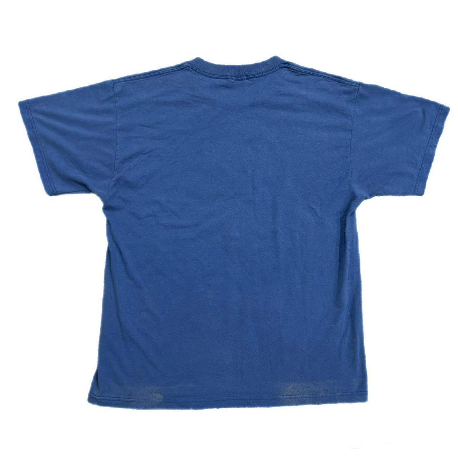 Fruit Of The Loom Vintage Y2K Big M Run T-Shirt Size US L / EU 52-54 / 3 - 3 Thumbnail