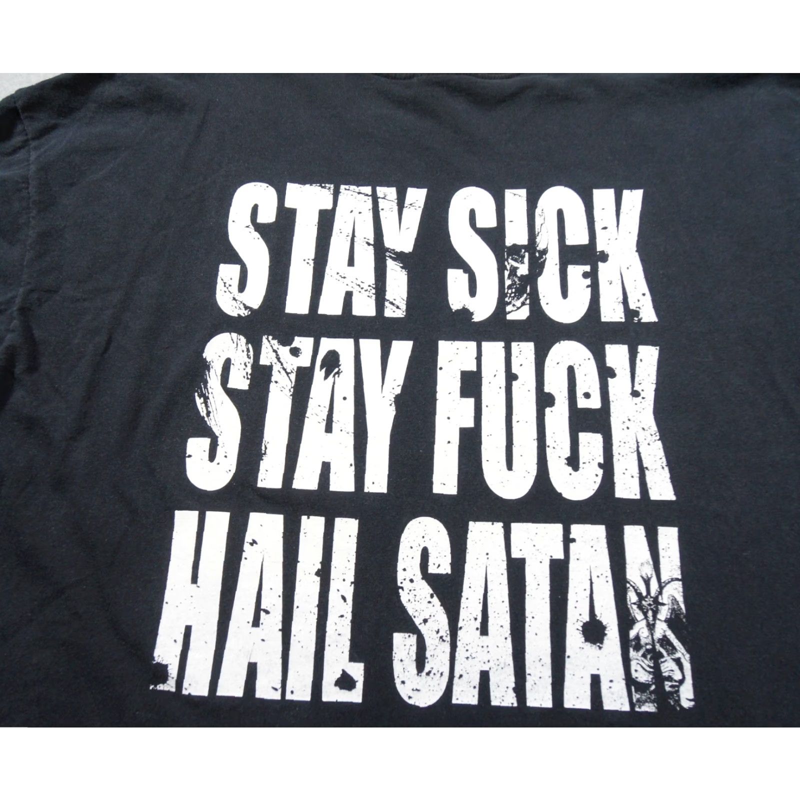Gildan Vintage Goatwhore Shirt Mens 2XL Black Death Metal Band Tee Grunge Damnation Goatwhore Shirt Mens 2XL Black Death Metal Band Tee Grunge Damnation Size US XXL / EU 58 / 5 - 5 Thumbnail