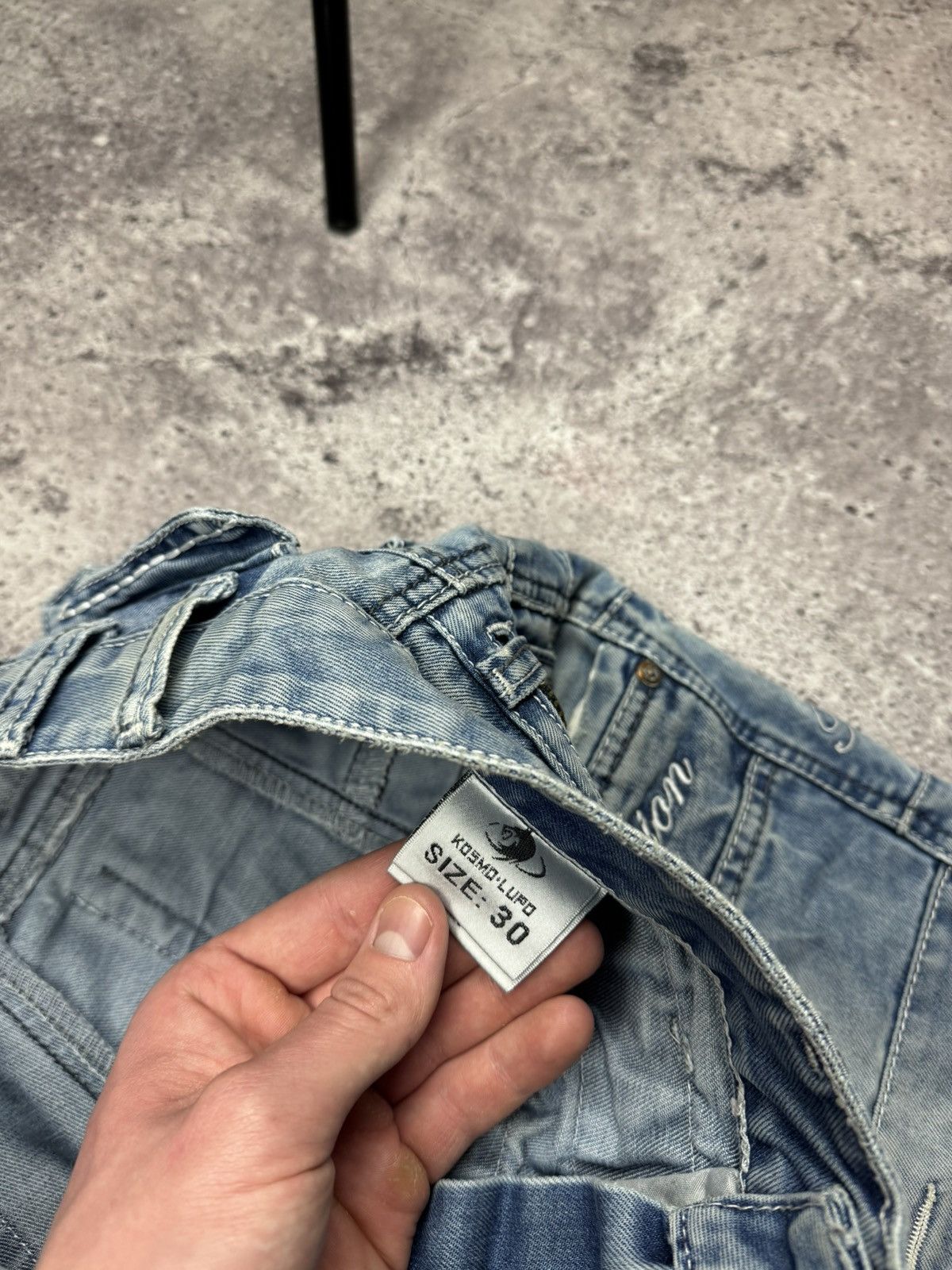 Japanese Brand Archive Kosmo Lupo Jeans Distressed Y2K Denim Pants Rare Size US 30 / EU 46 - 12 Thumbnail